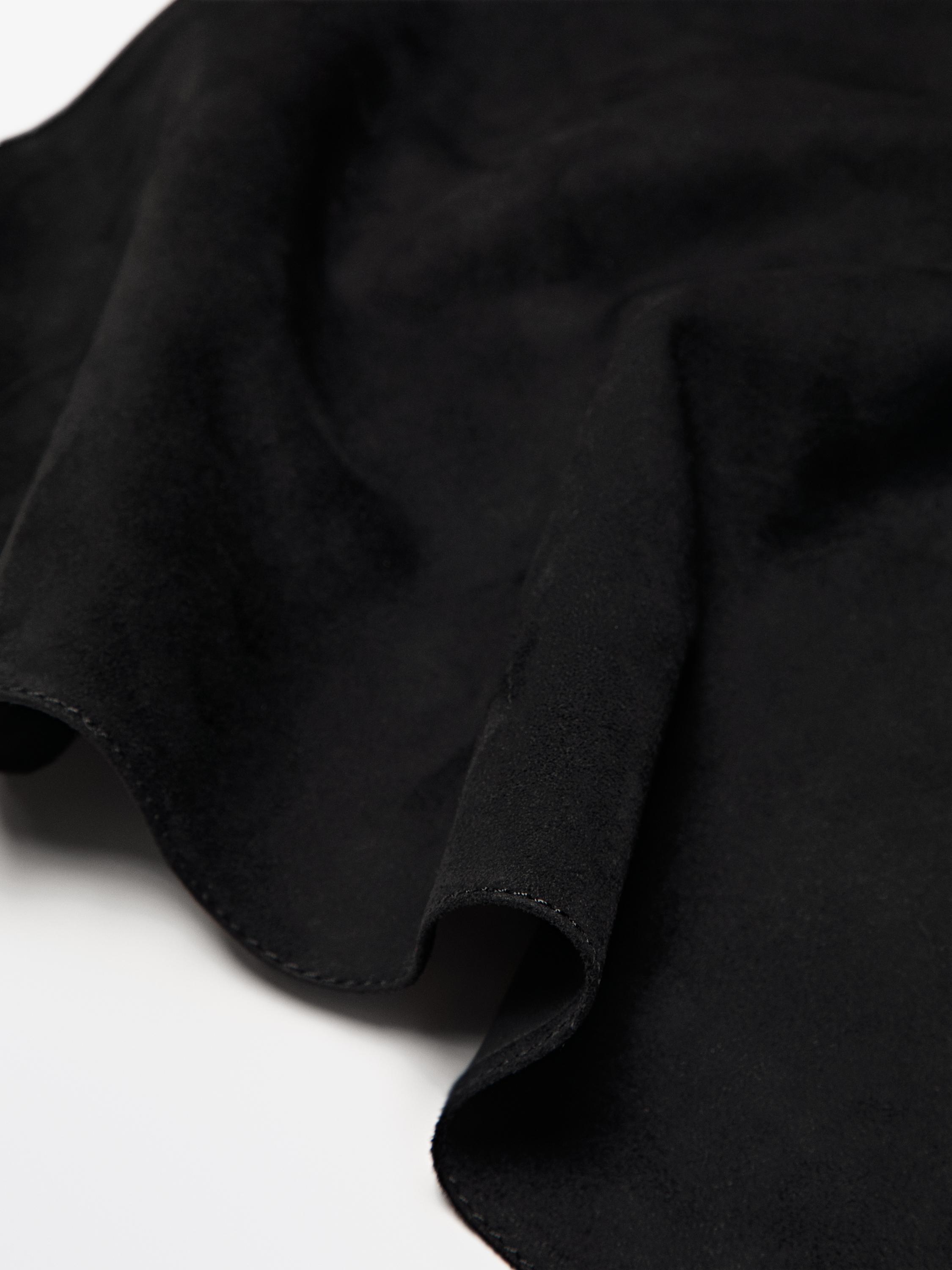 Suede leather bandana