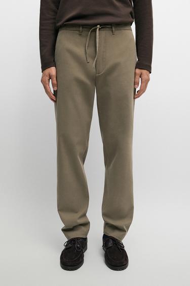 Jogger fit pants — BROWN 3