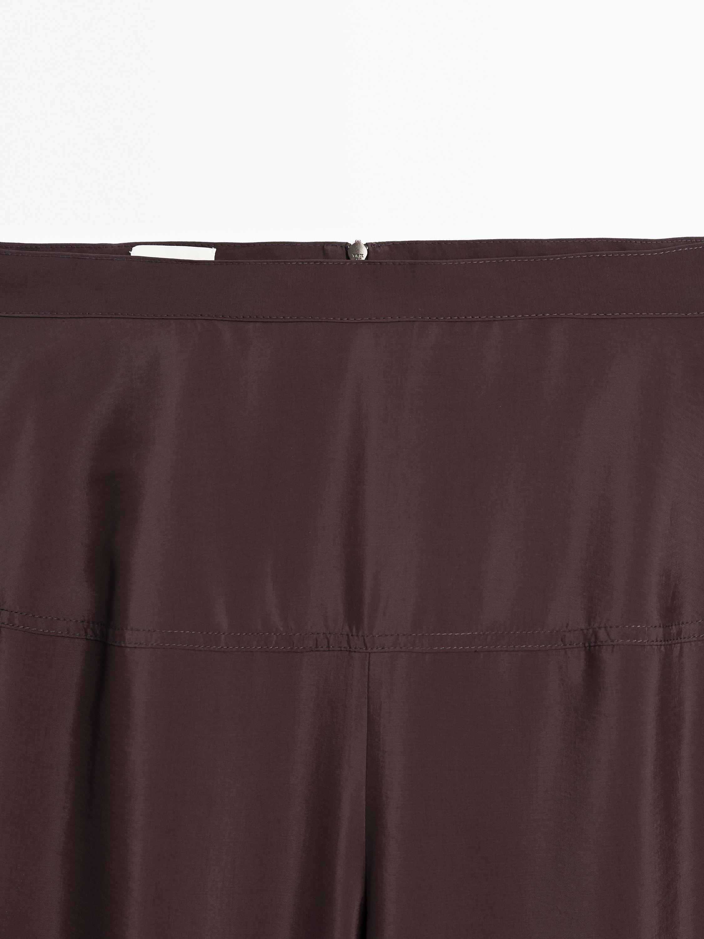 Flowing satin corset belt trousers - Limited Edition