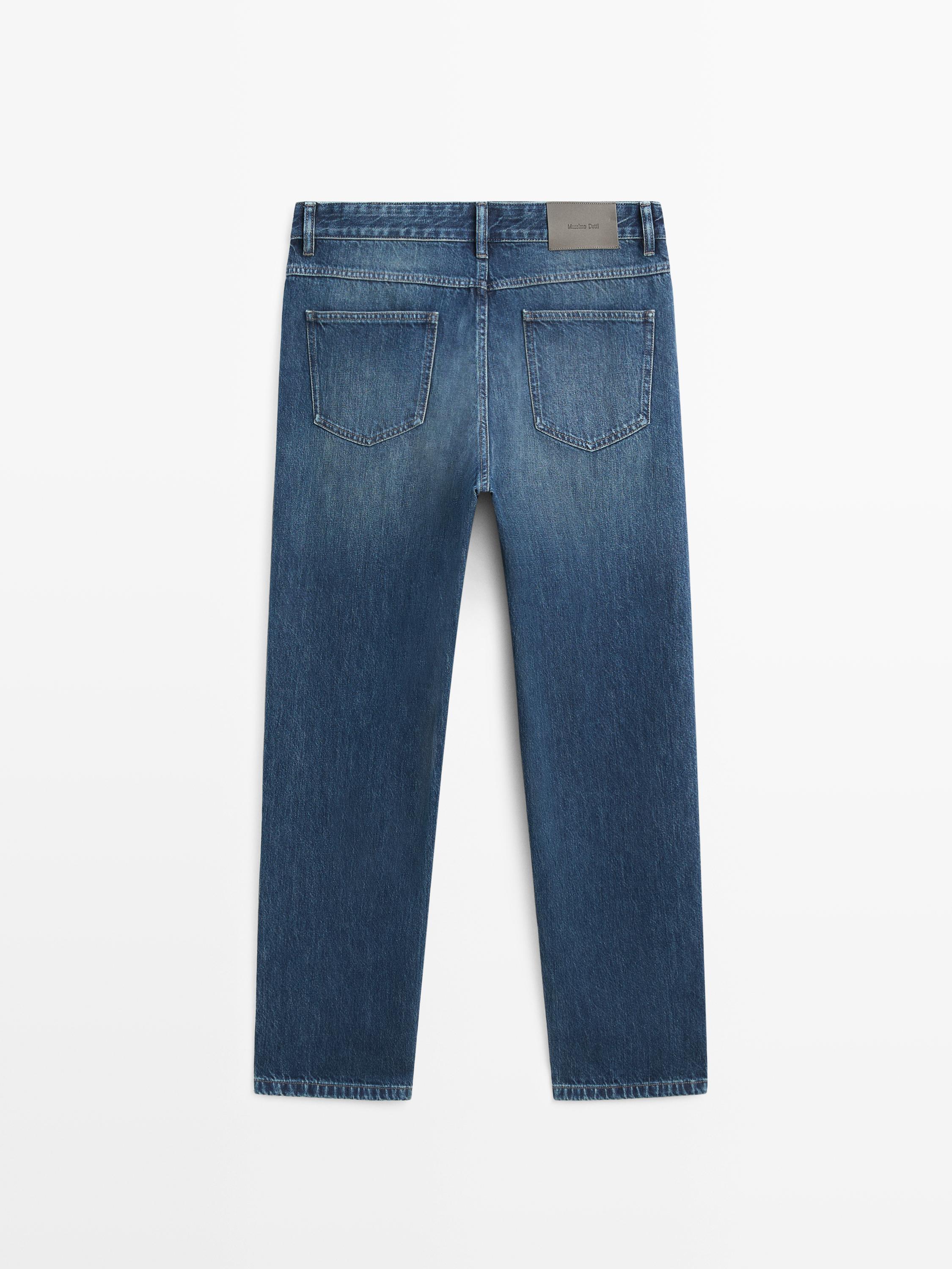 Wide-leg jeans — DARK BLUE