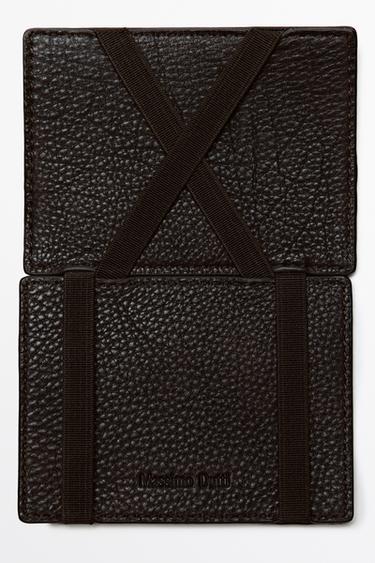 Nappa leather "magic" wallet — BROWN 3