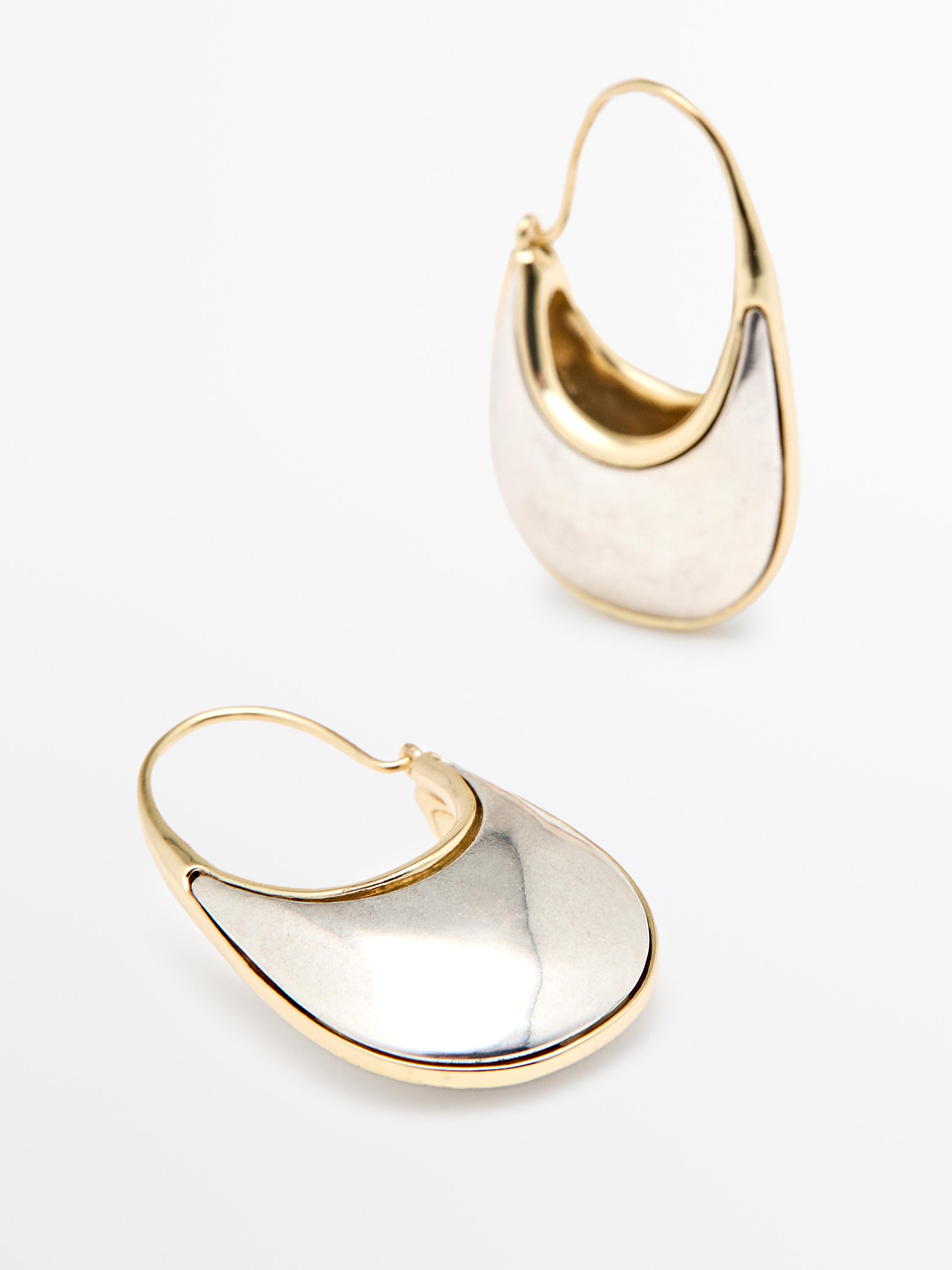 Pendientes anilla combinada