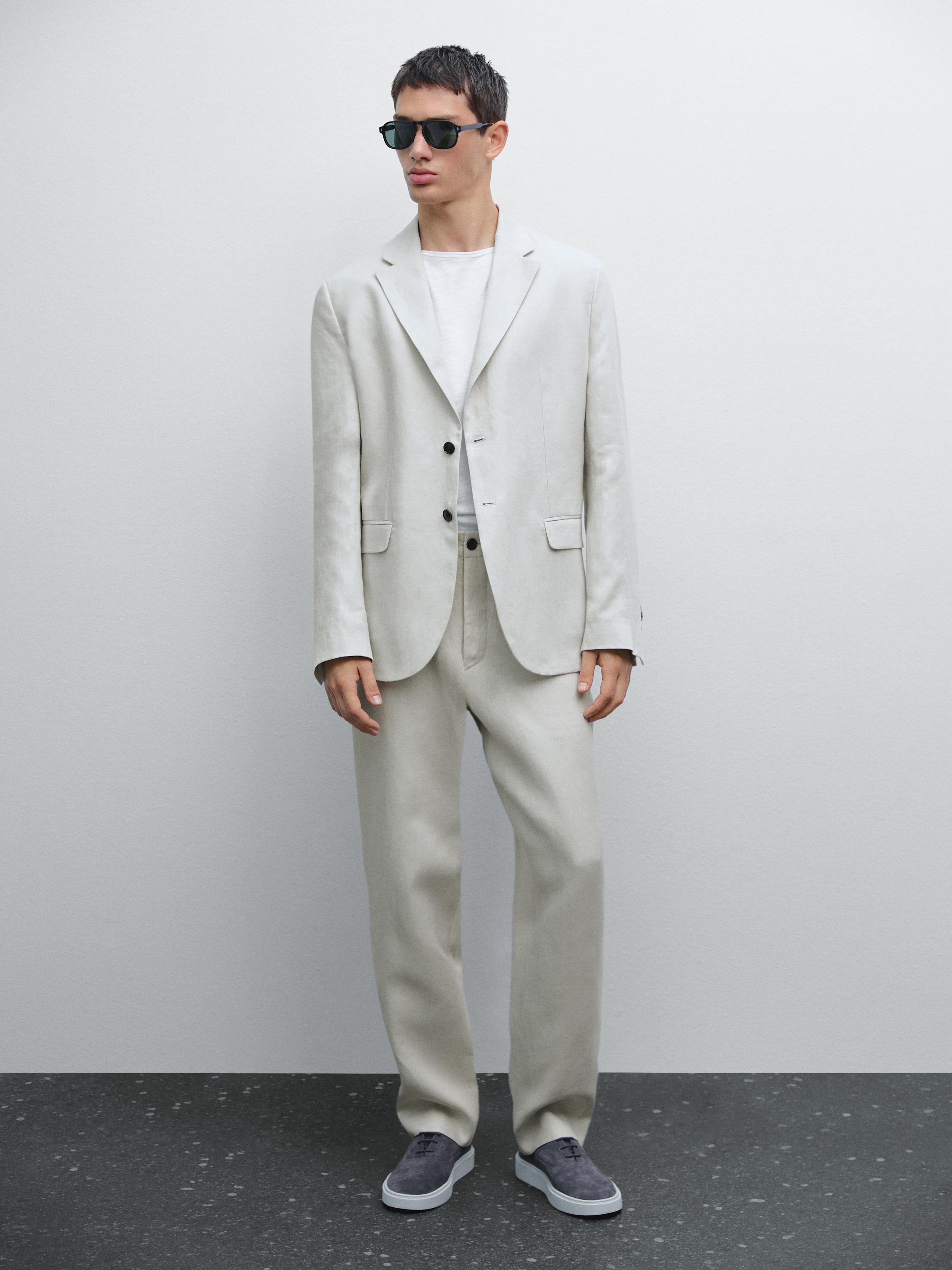 100% lina uzvalka žakete