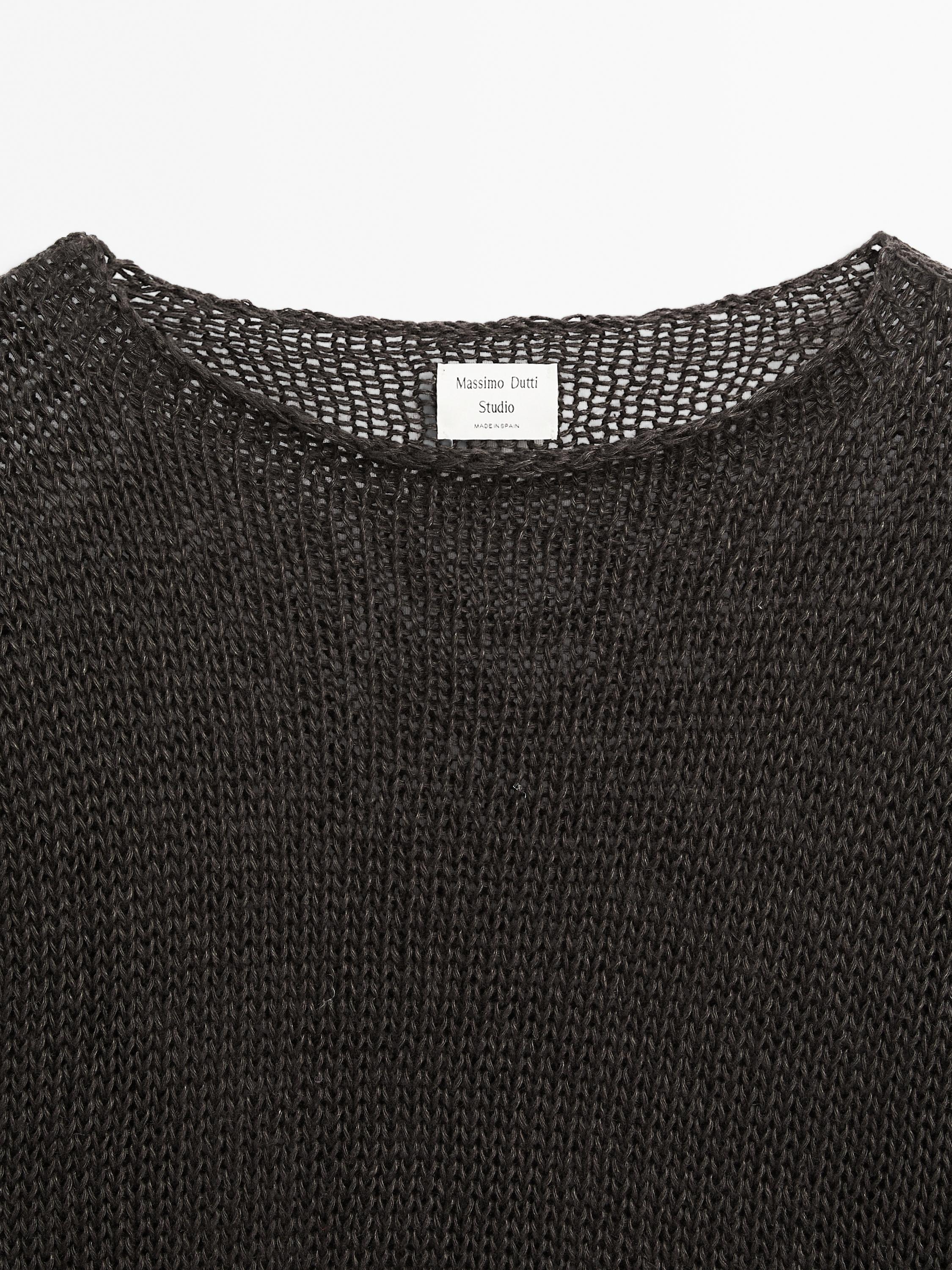 Oversize short sleeve sweater - STUDIO