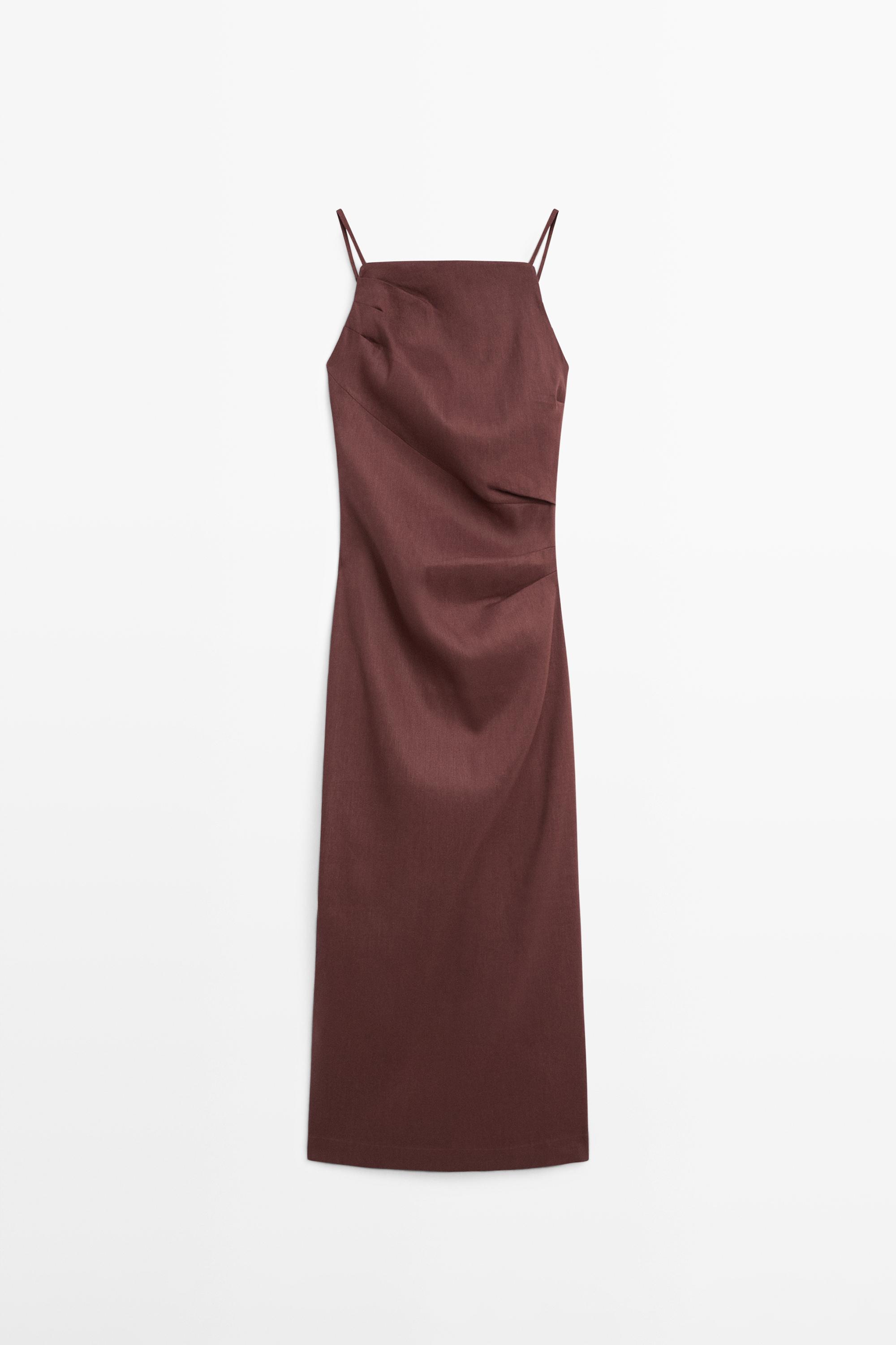 Lihozko stretch midi soineko tiranteduna