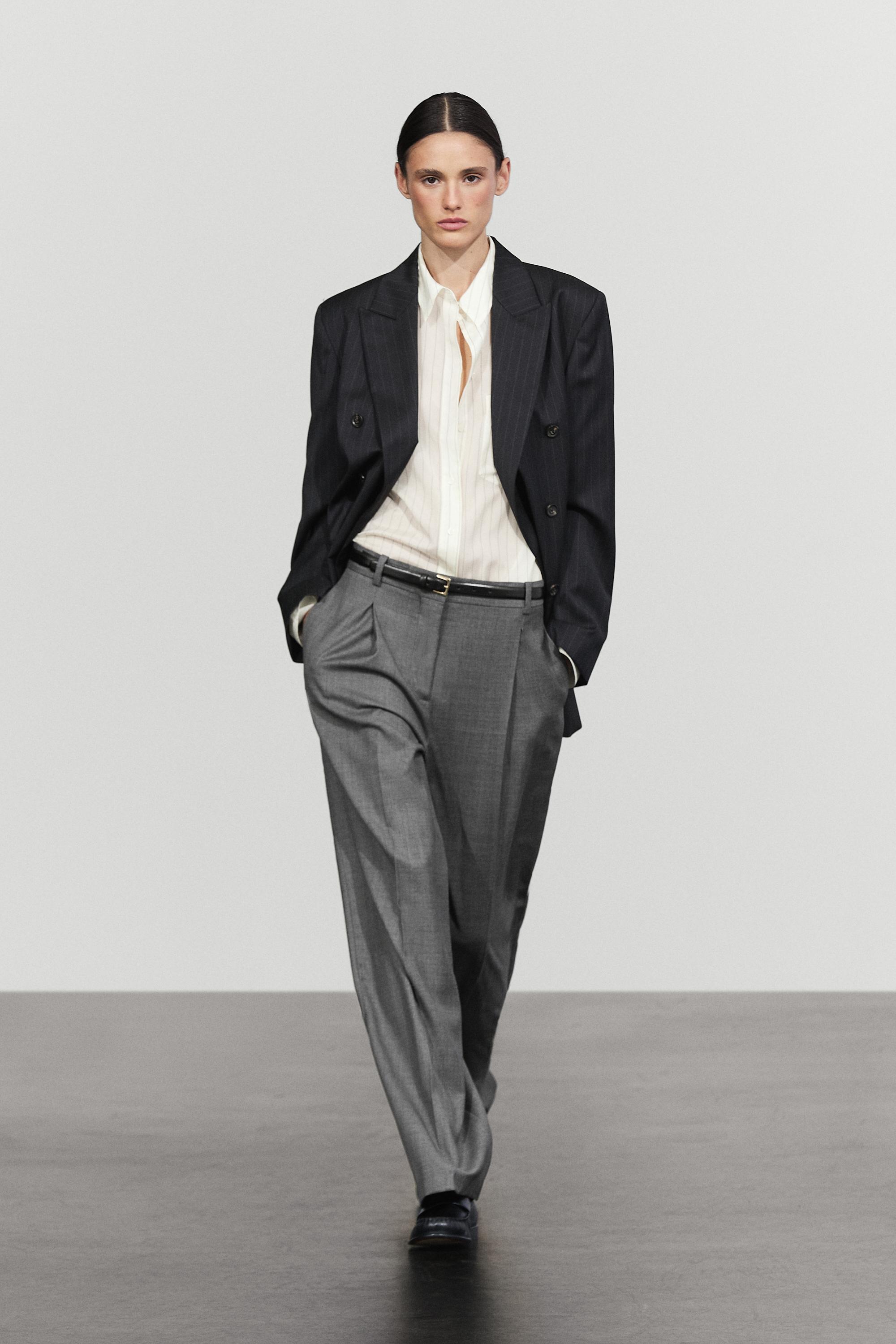 Pantalón traje 100% lana