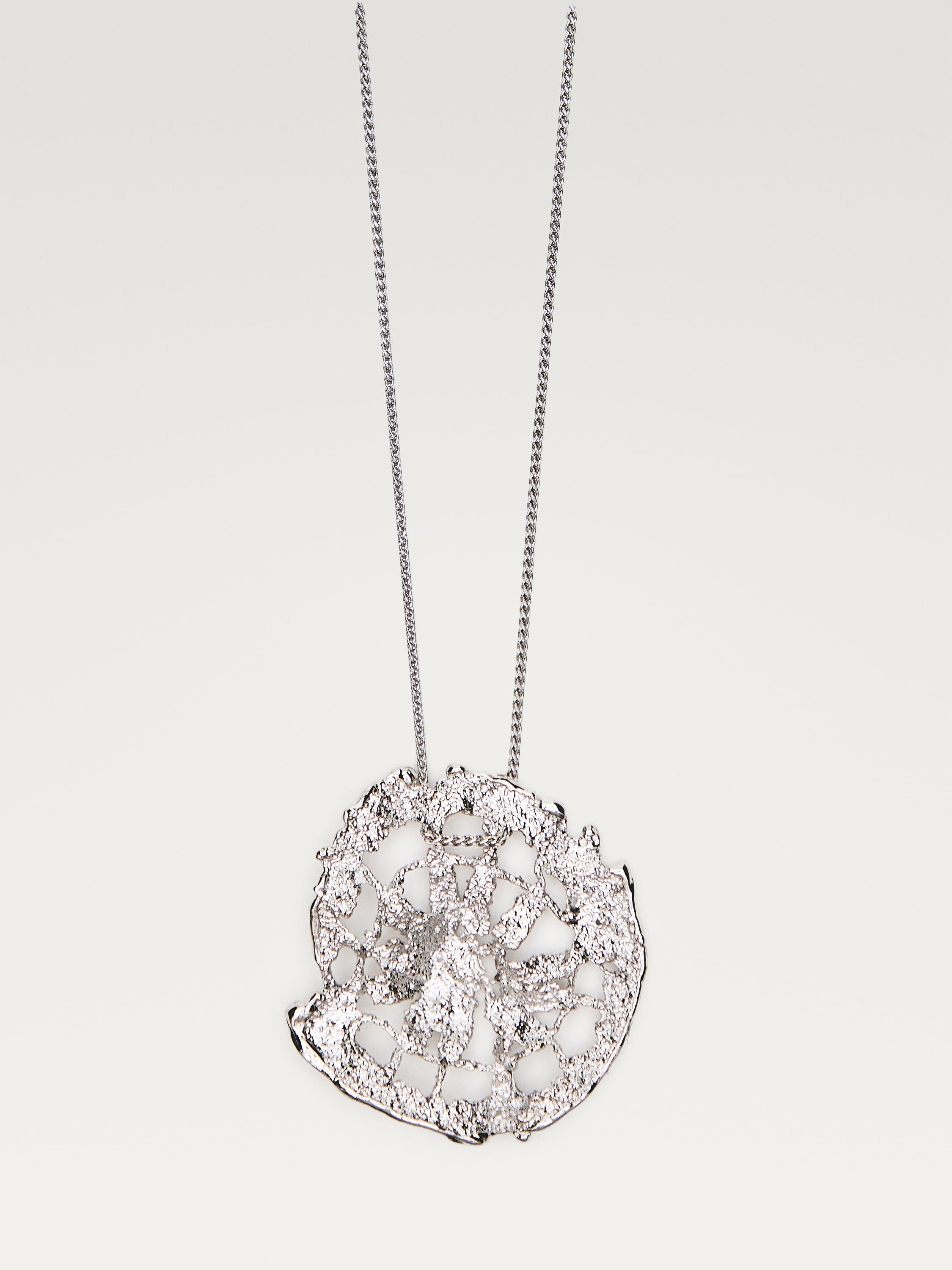 Colar colgante peza abstracta