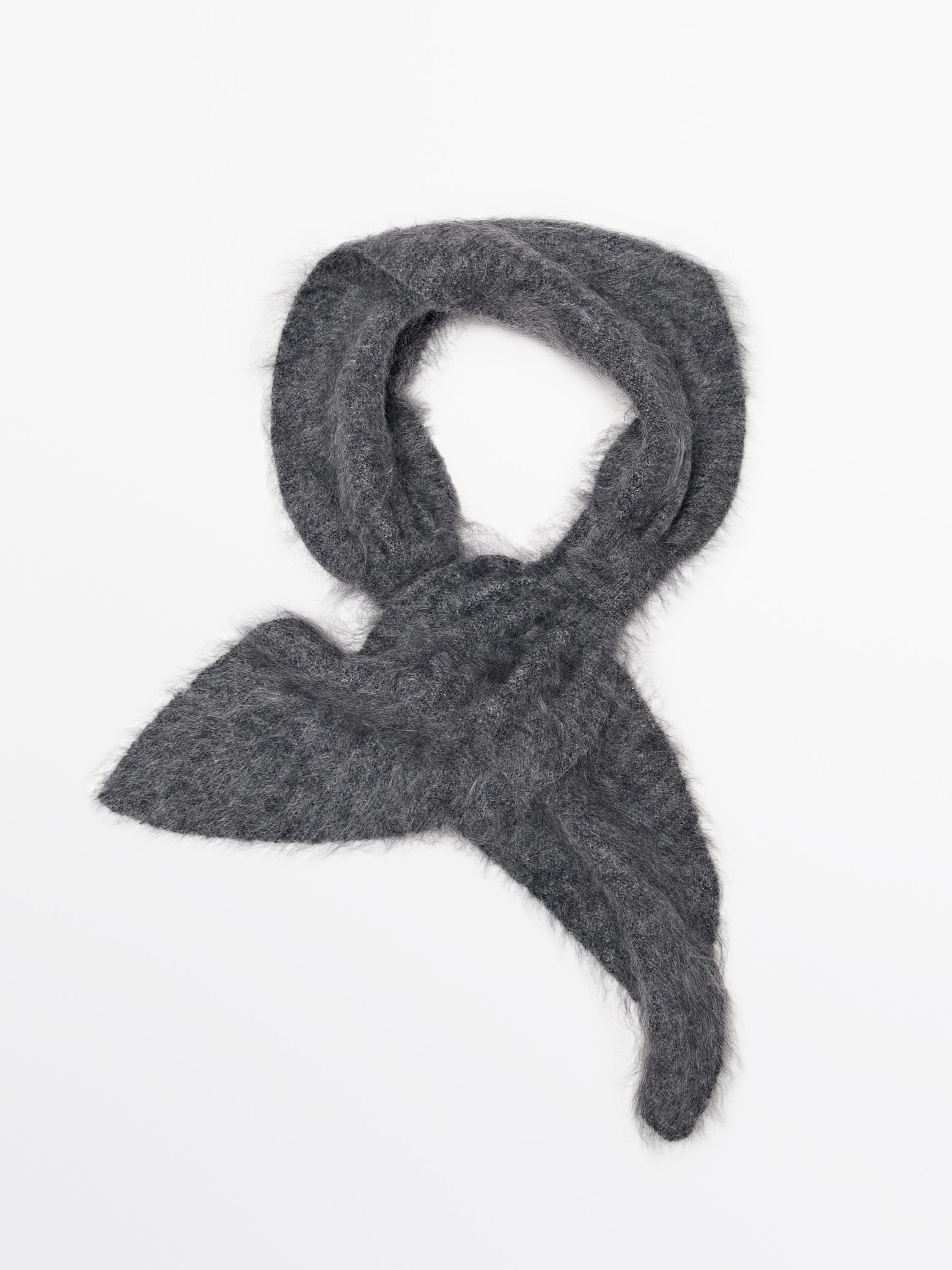 Corbata lazo punto 100% cashmere