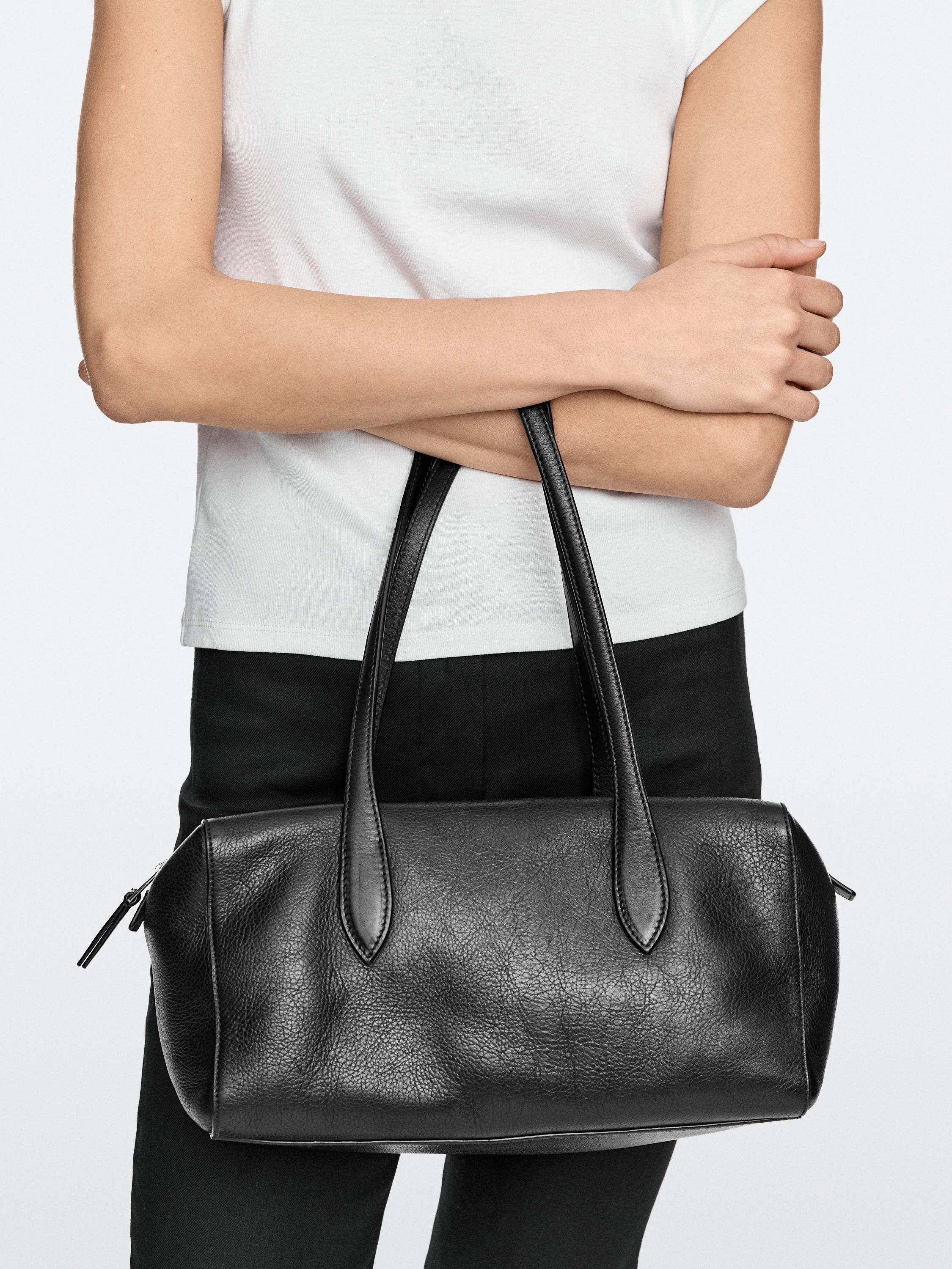 Borsa satchel west in pelle nappa