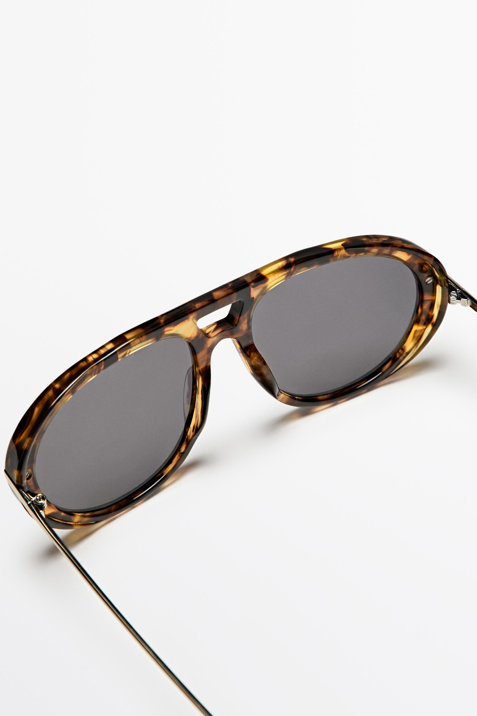 Aviator sunglasses — BROWN