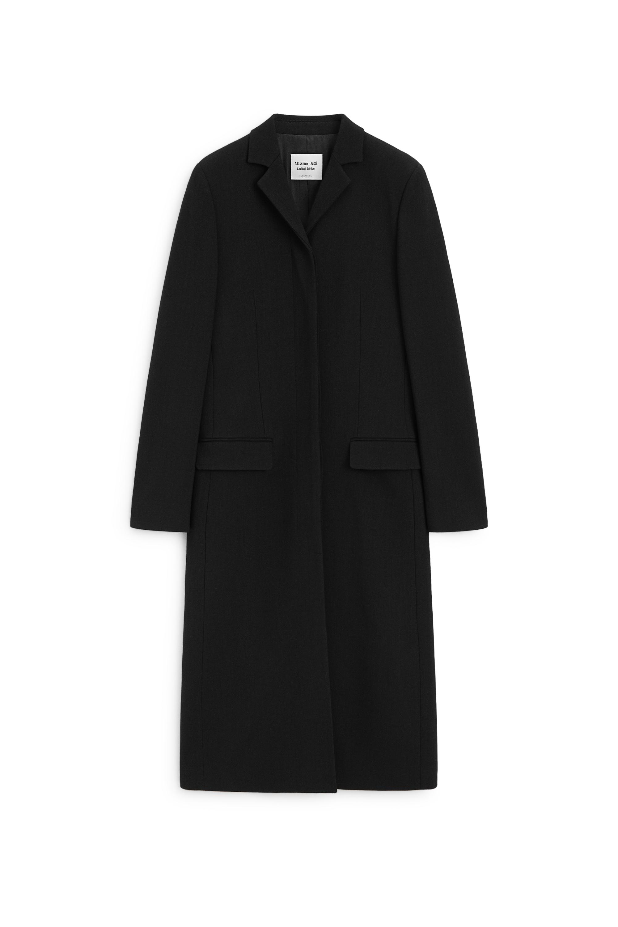 Fitted long coat - LIMITED EDITION by Massimo Dutti