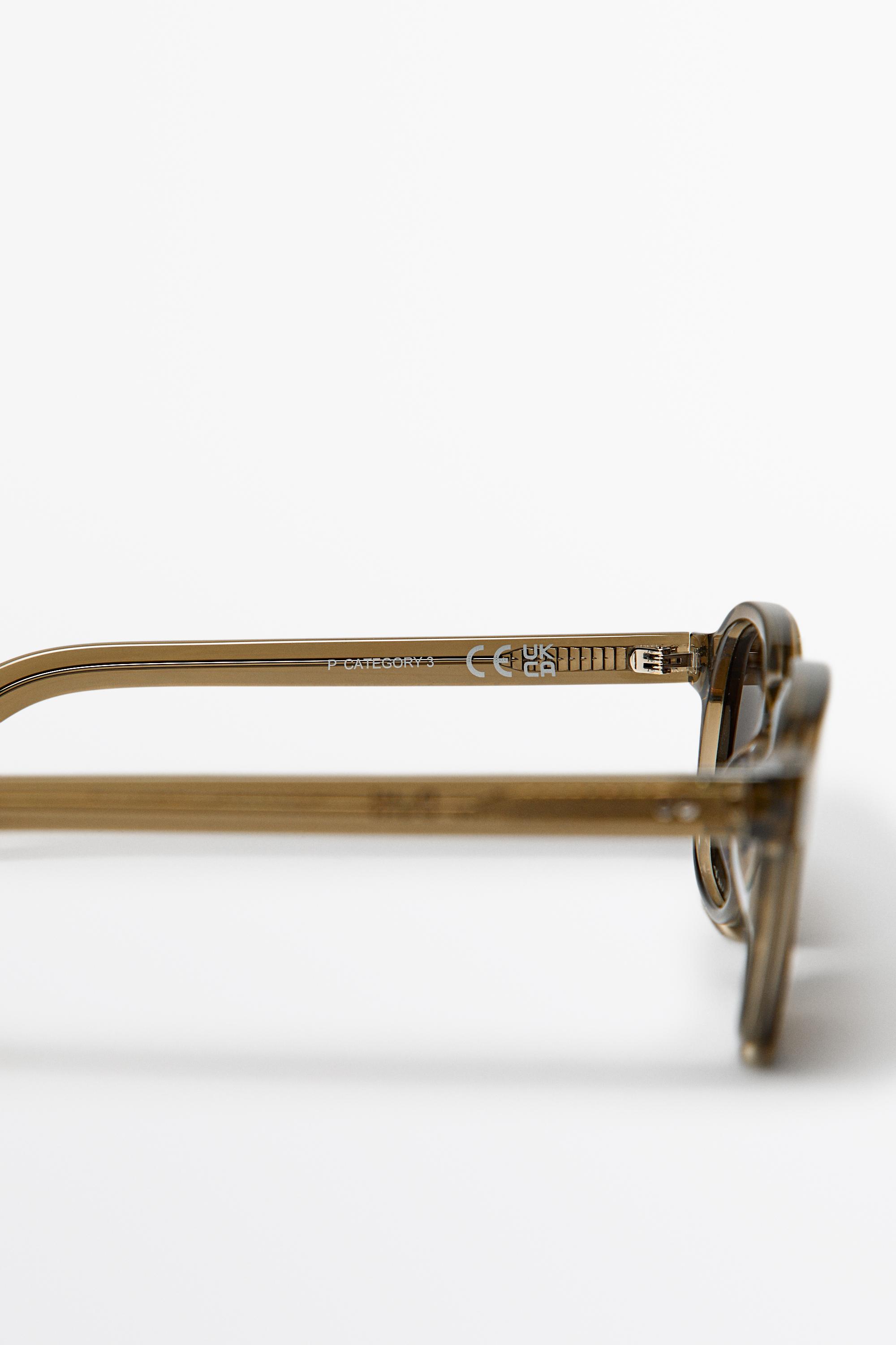 Round sunglasses — MOLE BROWN