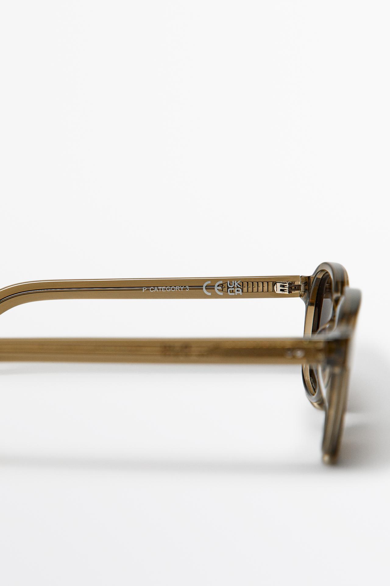 Round sunglasses — MOLE BROWN
