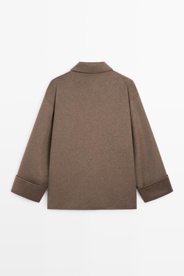 Wool-blend trench coat — MOLE BROWN 6