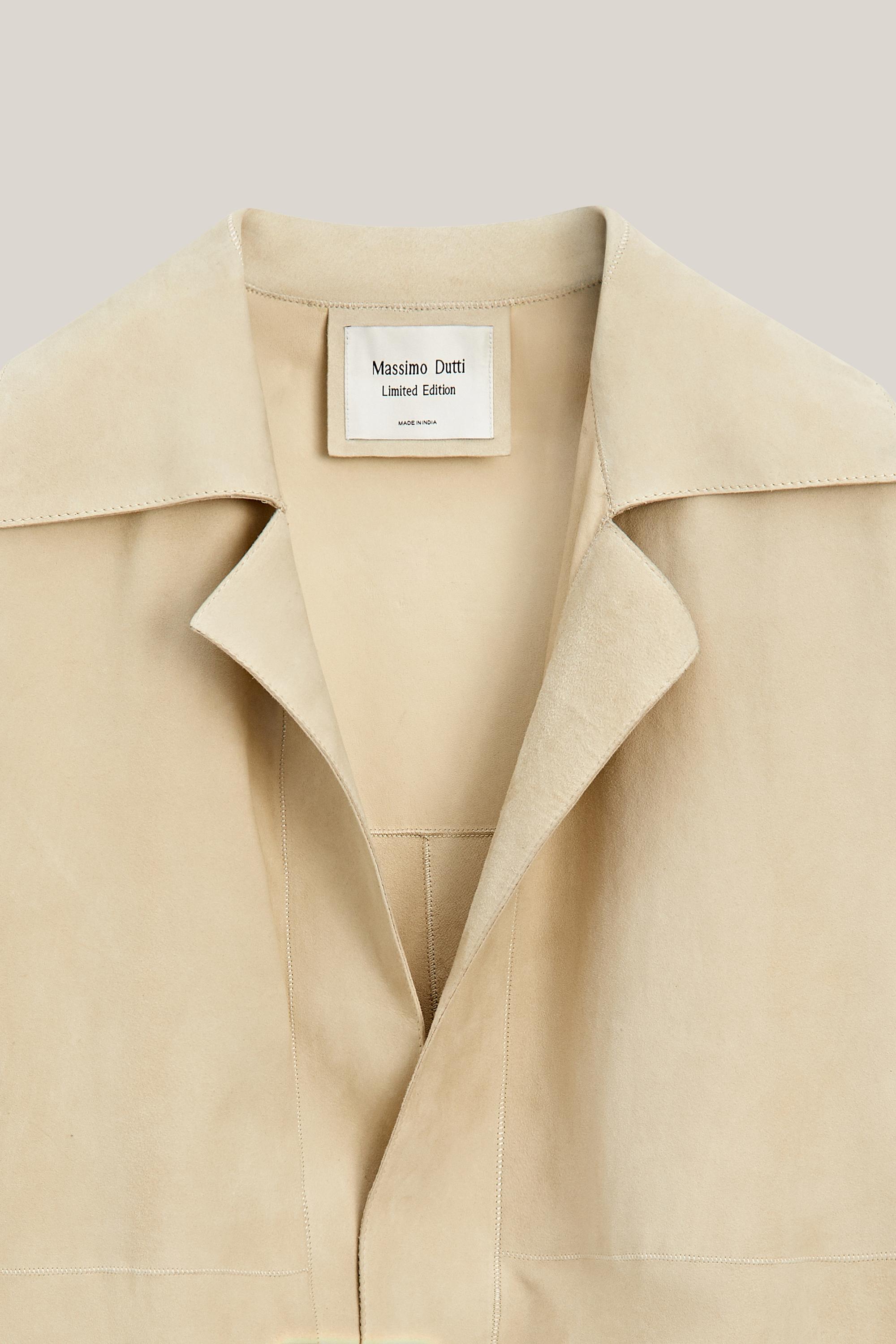 Suede leather tunic - LIMITED EDITION — Beige