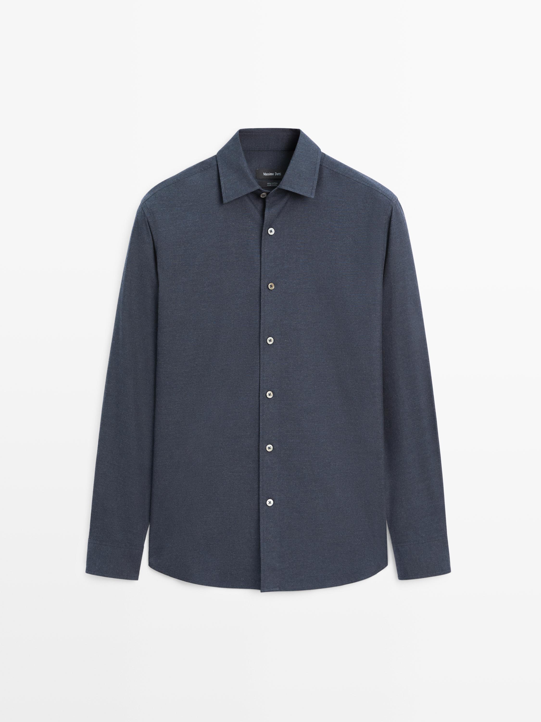 Melange Oxford shirt
