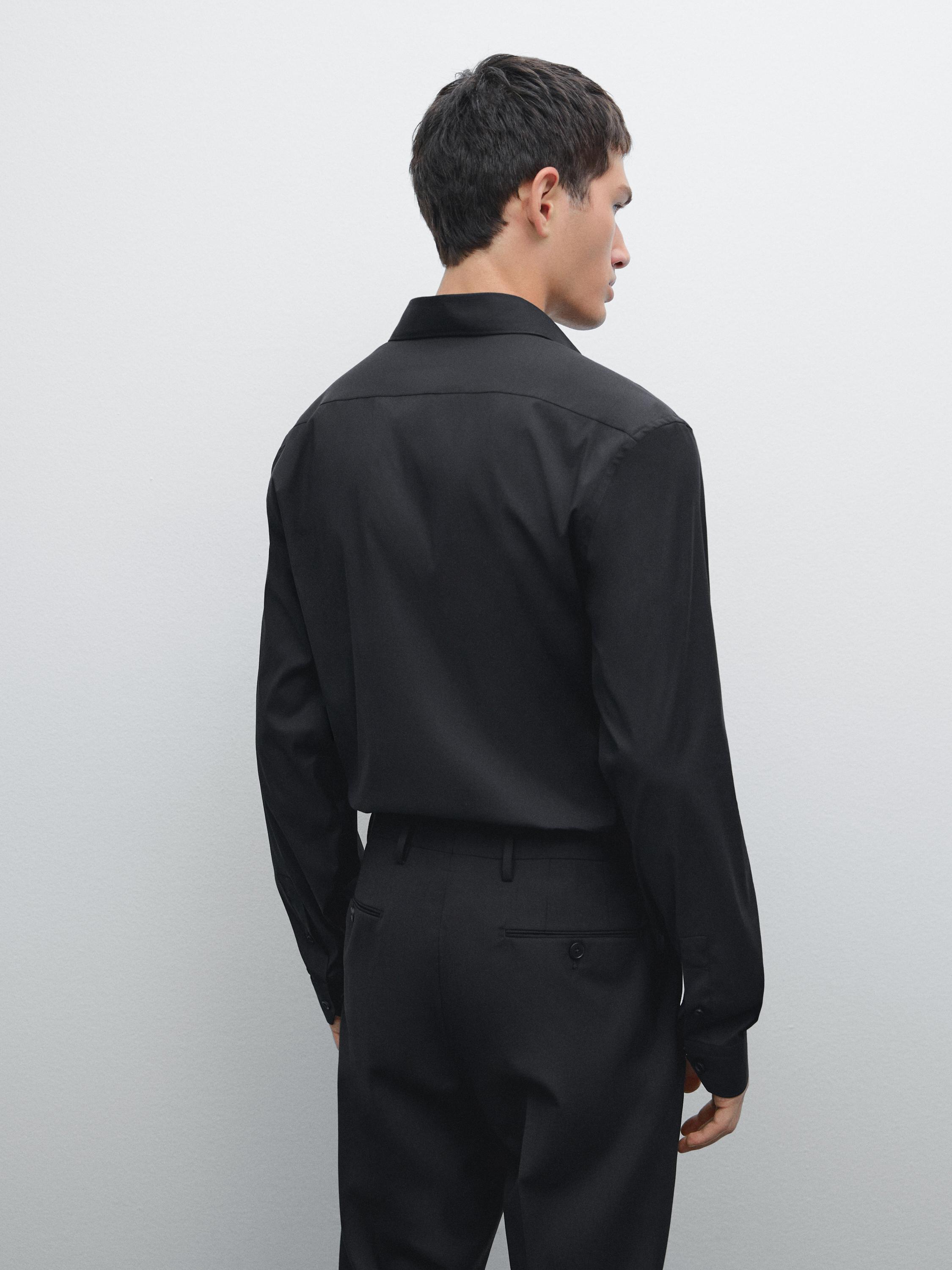 Slim fit stretch shirt