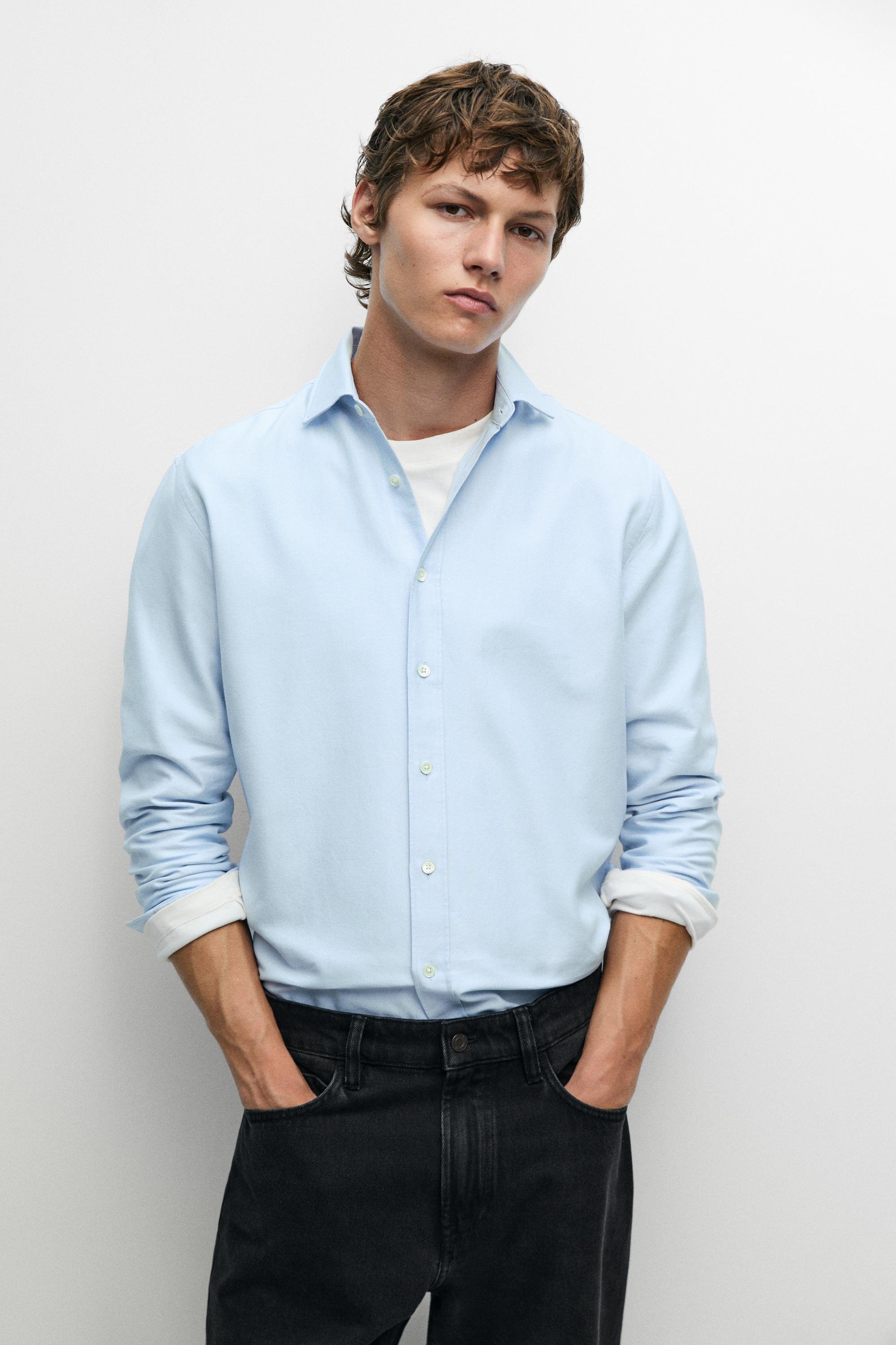 Camisa oxford 100 % algodón