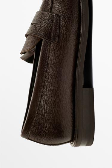 Soft leather loafer — BROWN 6