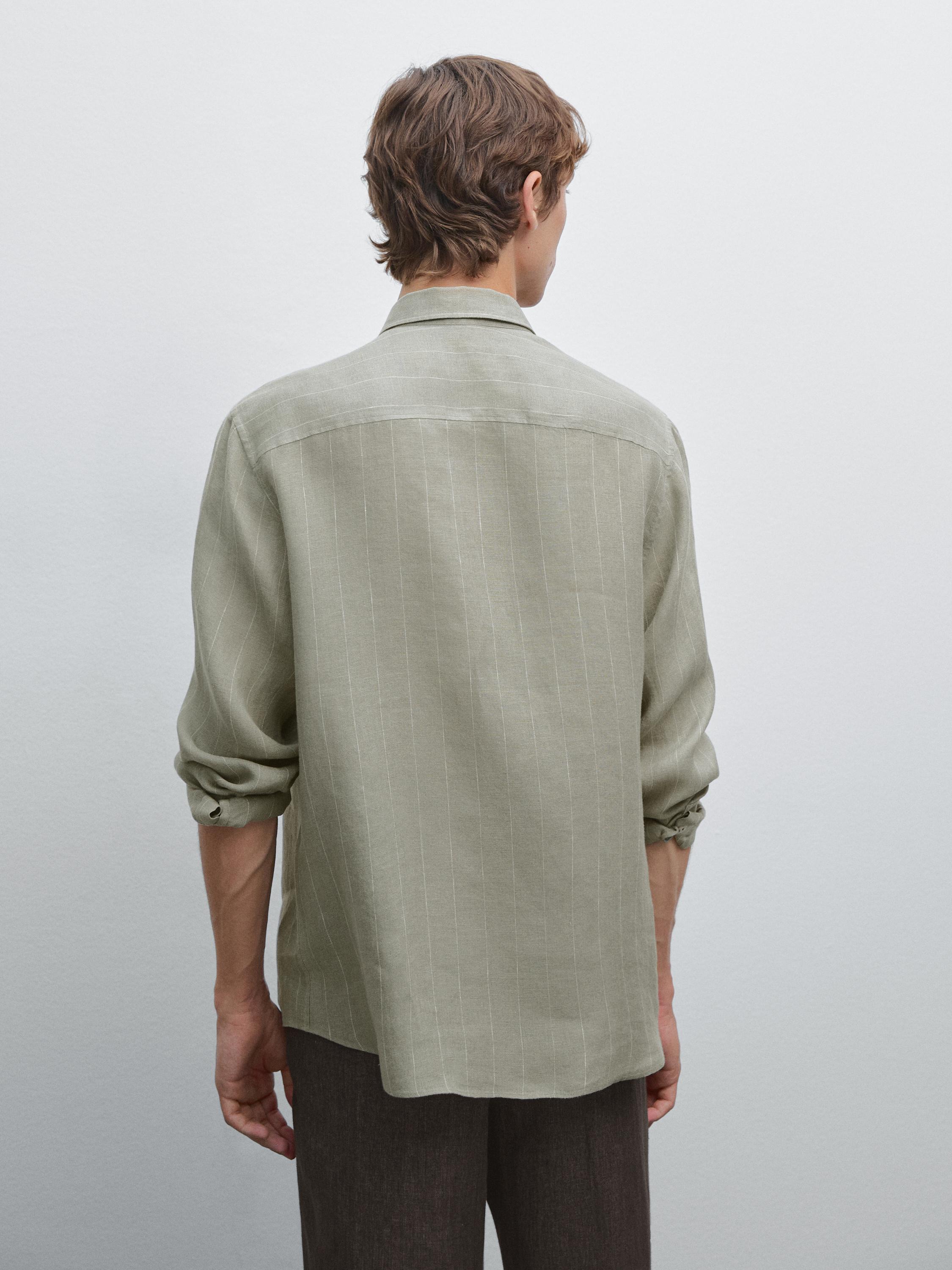 Camicia a righe regular fit