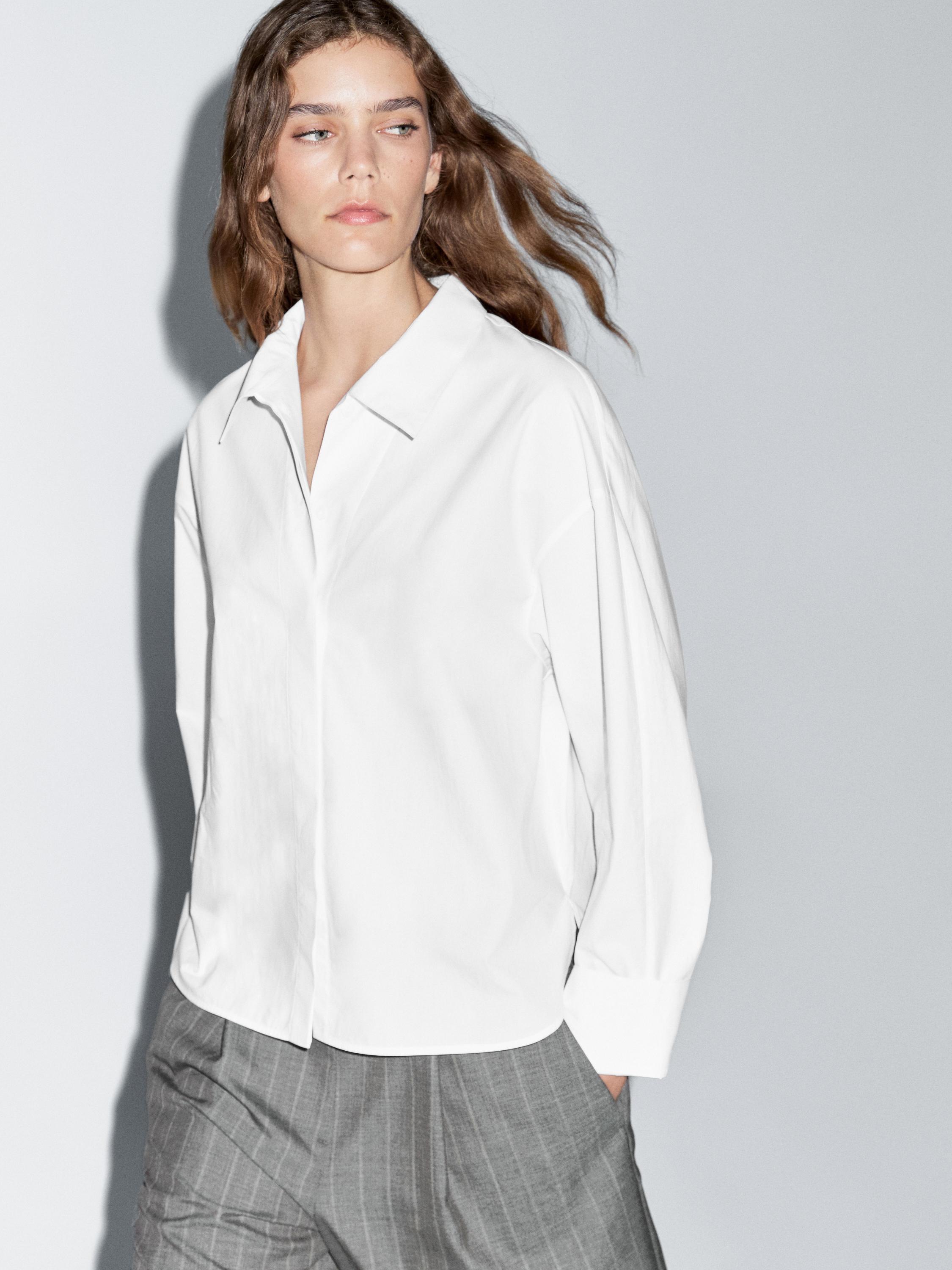 100% cotton poplin shirt