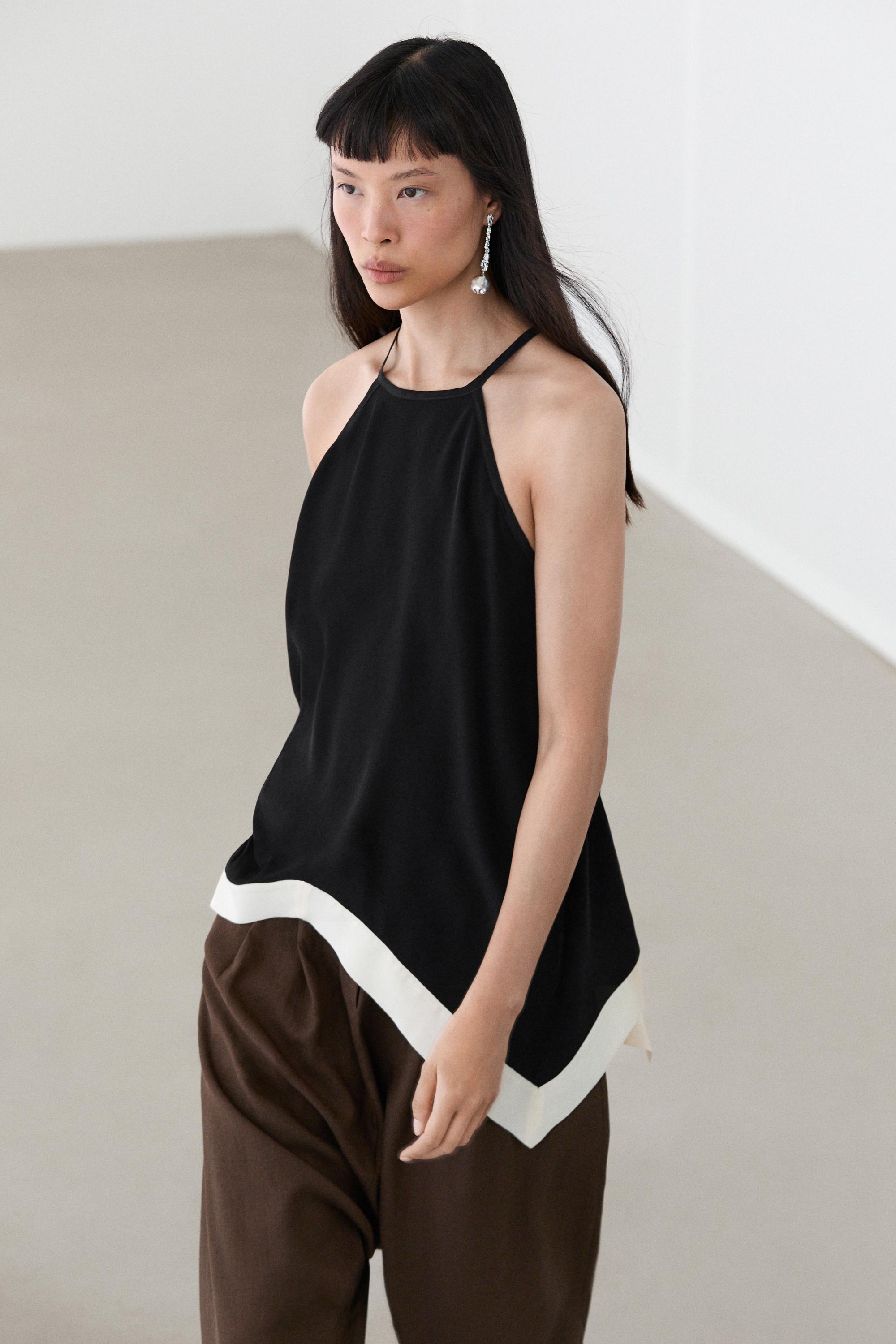 Darted sarouel trousers — BROWN