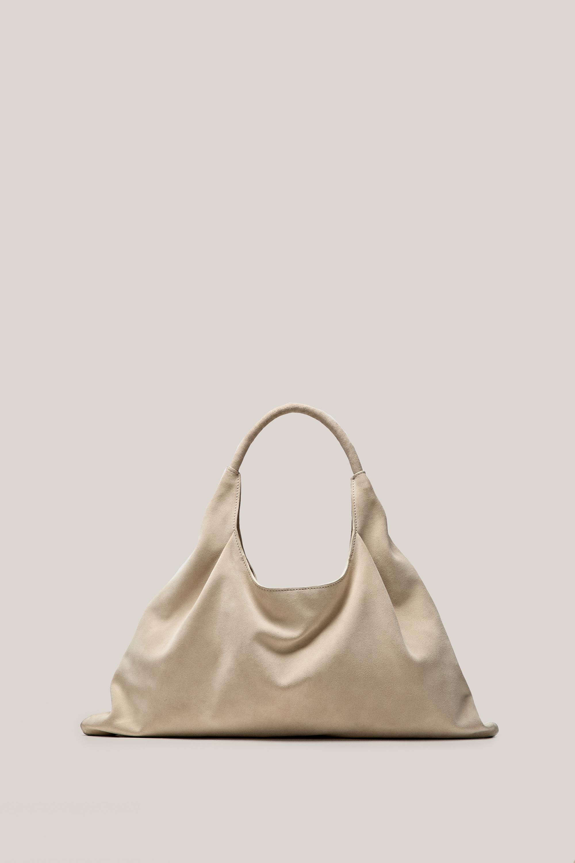 Sac cabas moyen en croûte de cuir - ÉDITION LIMITÉE