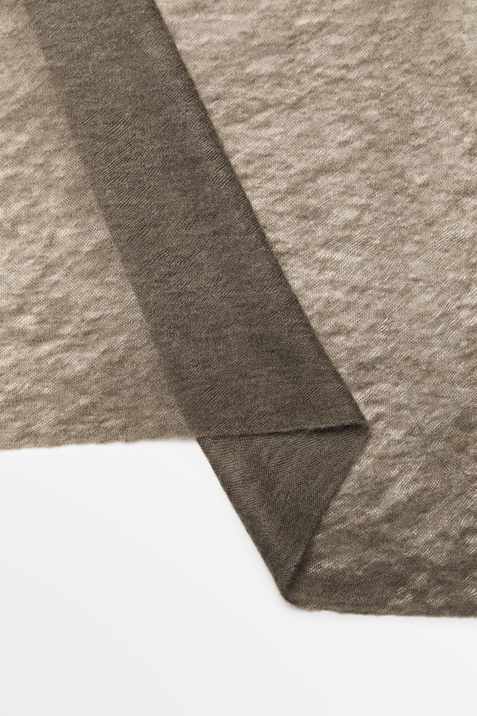 100% Cashmere scarf — MOLE BROWN