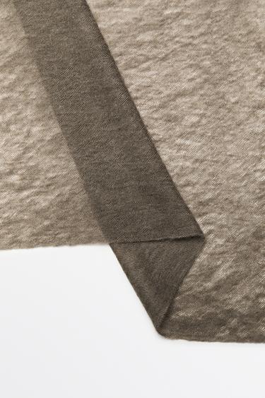 100% Cashmere scarf — MOLE BROWN 3