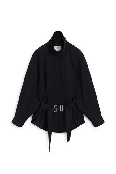 100% wool jacket with belt detail - LIMITED EDITION — DARK NAVY 5