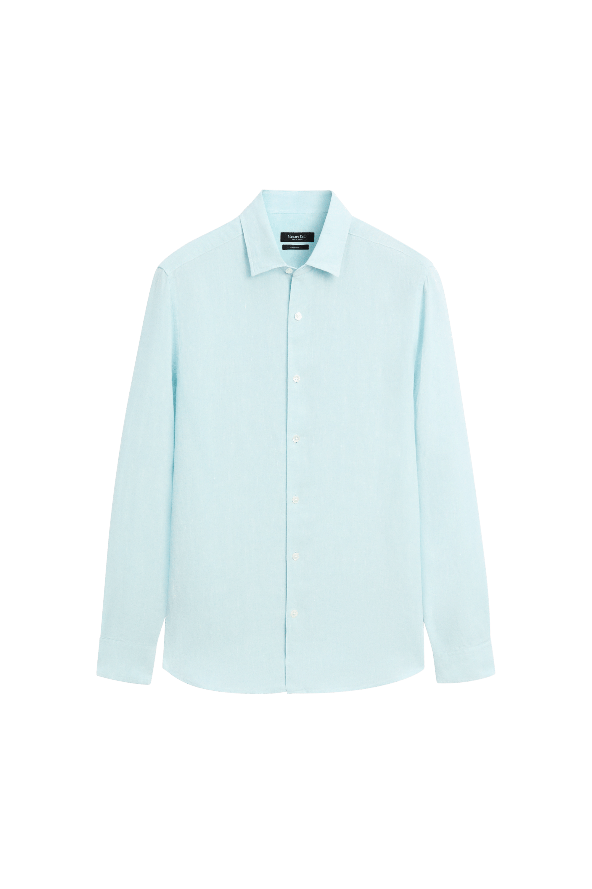 Massimo Dutti Regular fit %100 keten gömlek görsel 2