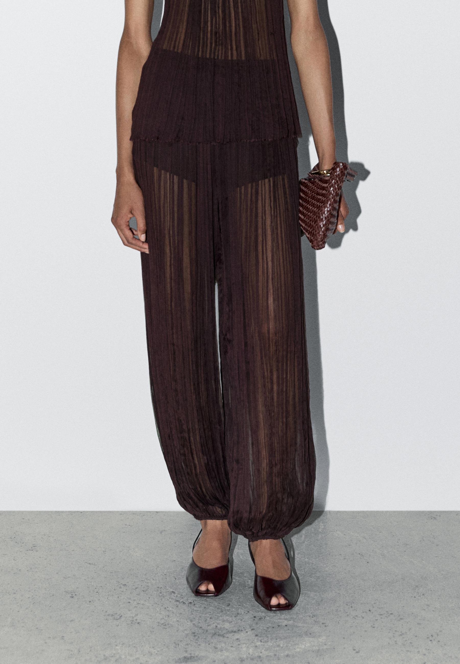 Flowing pleated balloon trousers - STUDIO