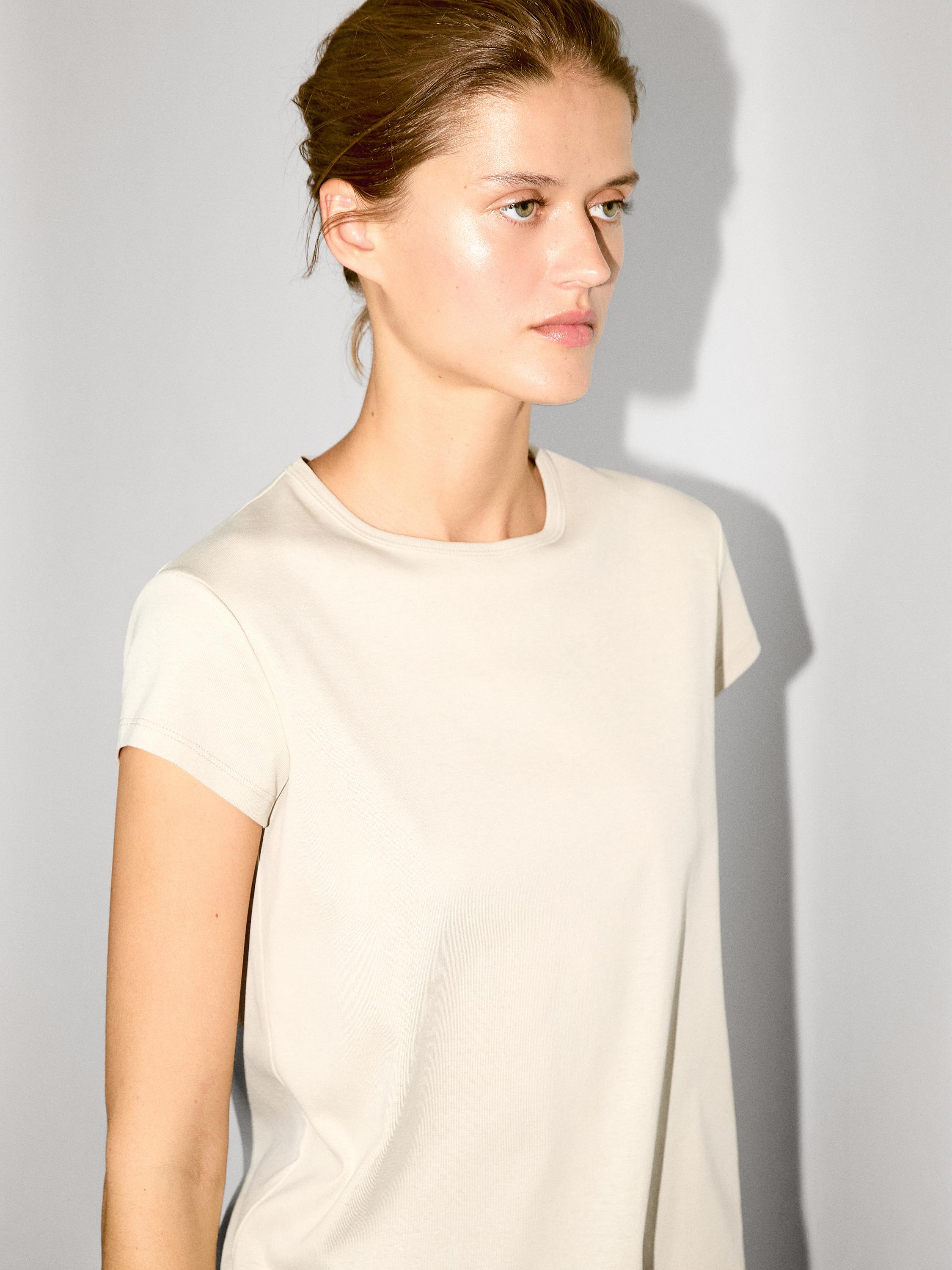 100% mercerised cotton short sleeve T-shirt