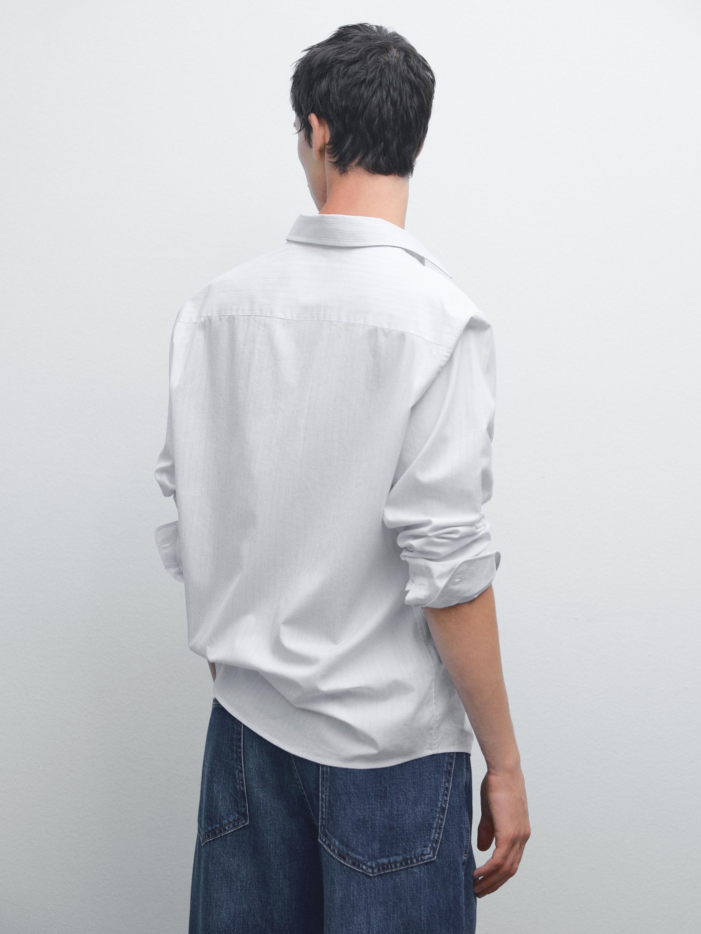 Camisa rayas regular fit