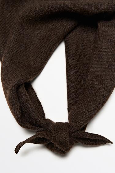 100% Cashmere Bandana — BROWN 5