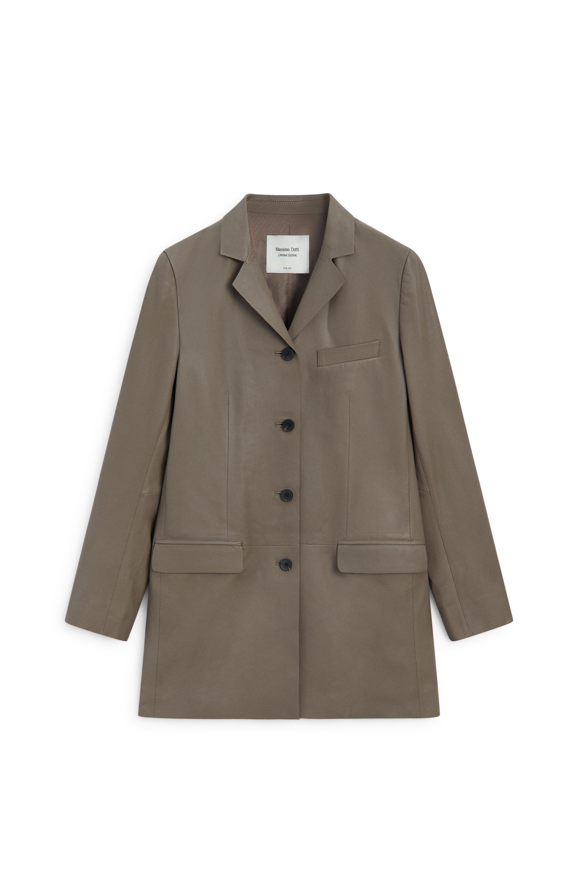 Nappa leather blazer - LIMITED EDITION by Massimo Dutti