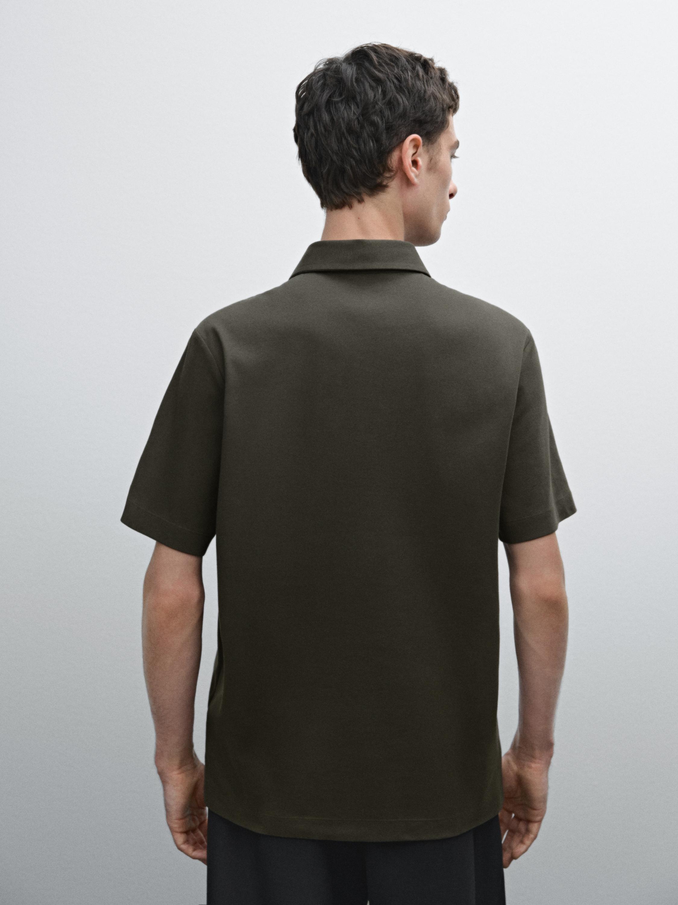 100% cotton short sleeve polo shirt