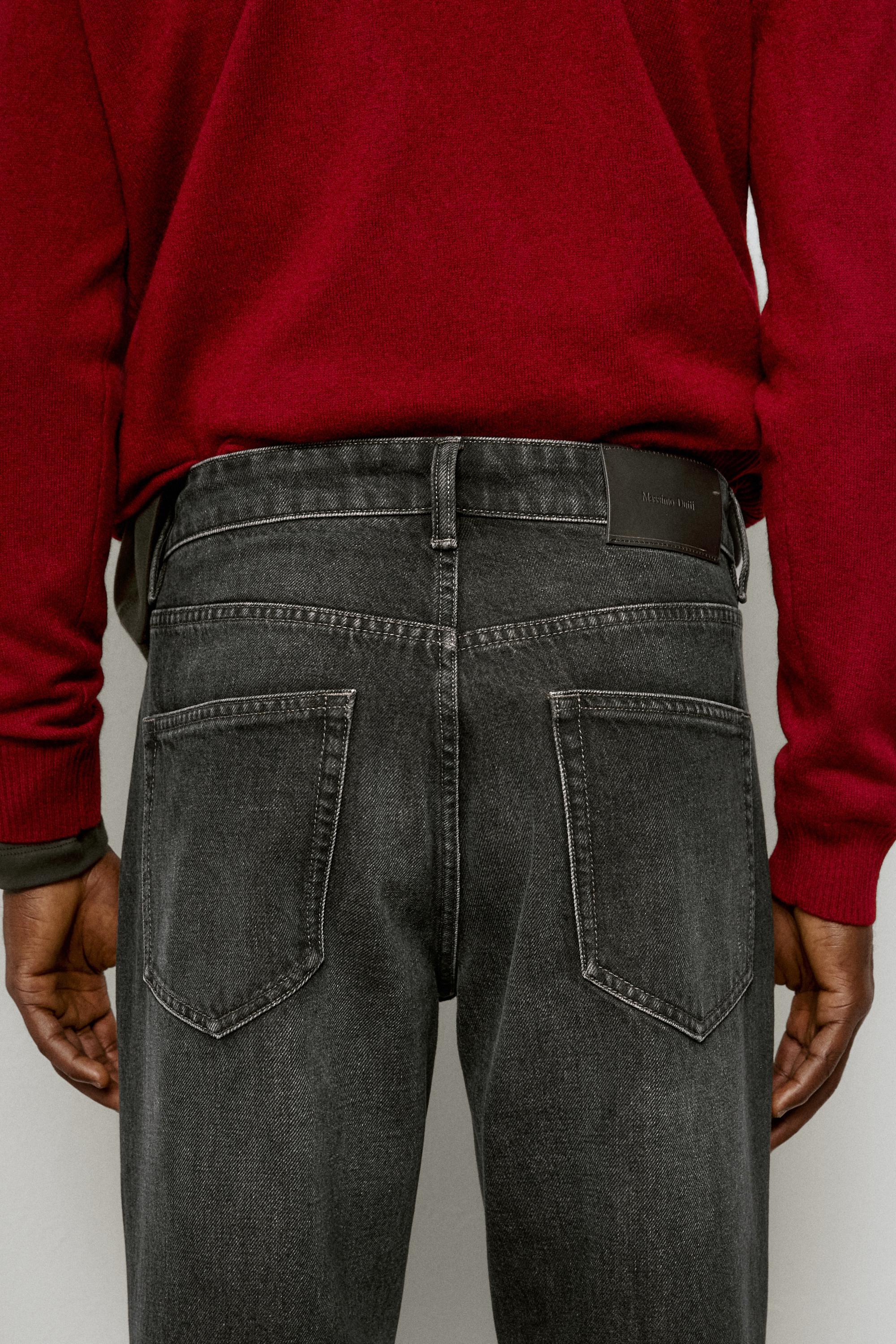 Tapered fit jeans — GREY