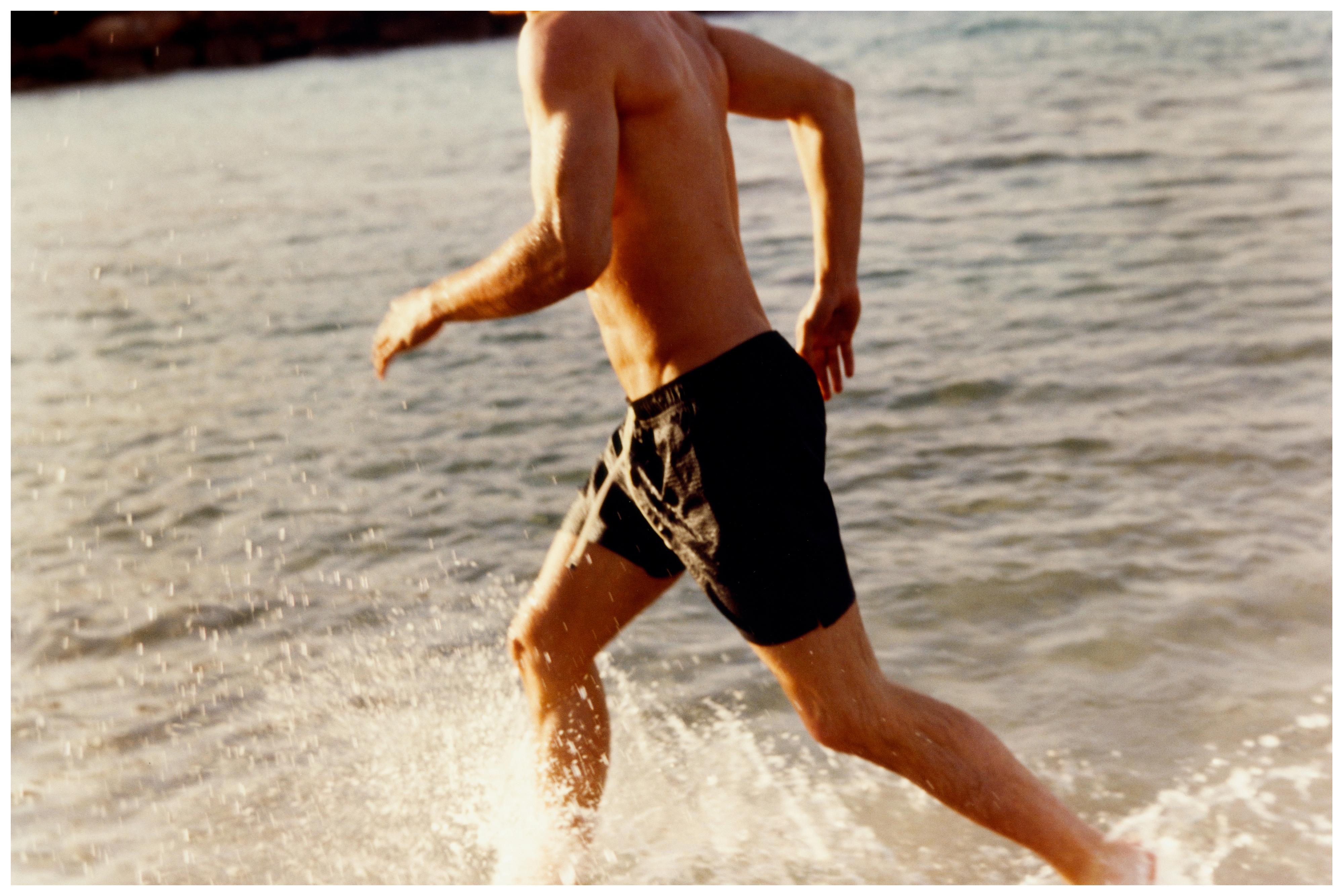 Plain swim trunks — KHAKI