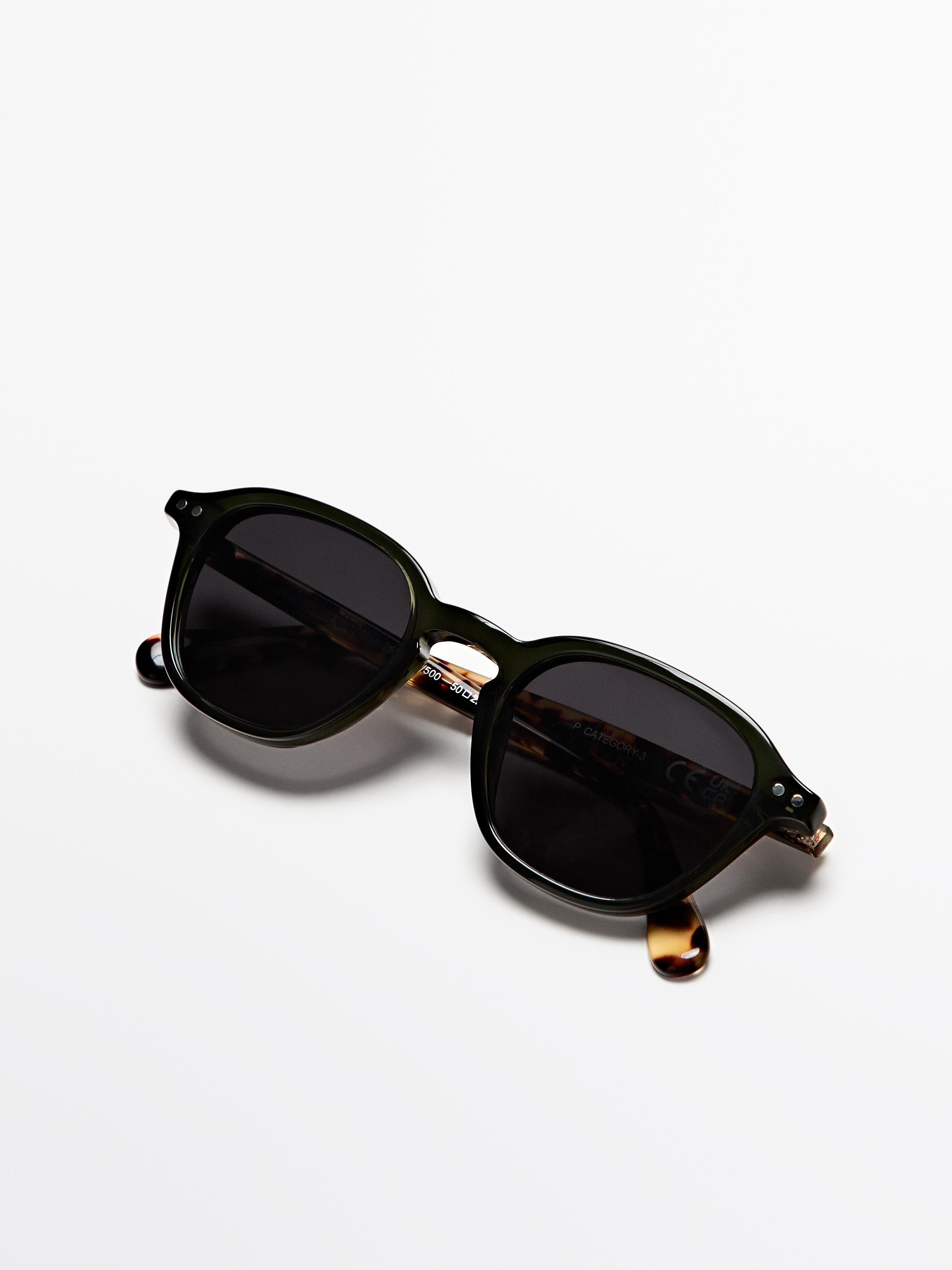 Round sunglasses — GREEN