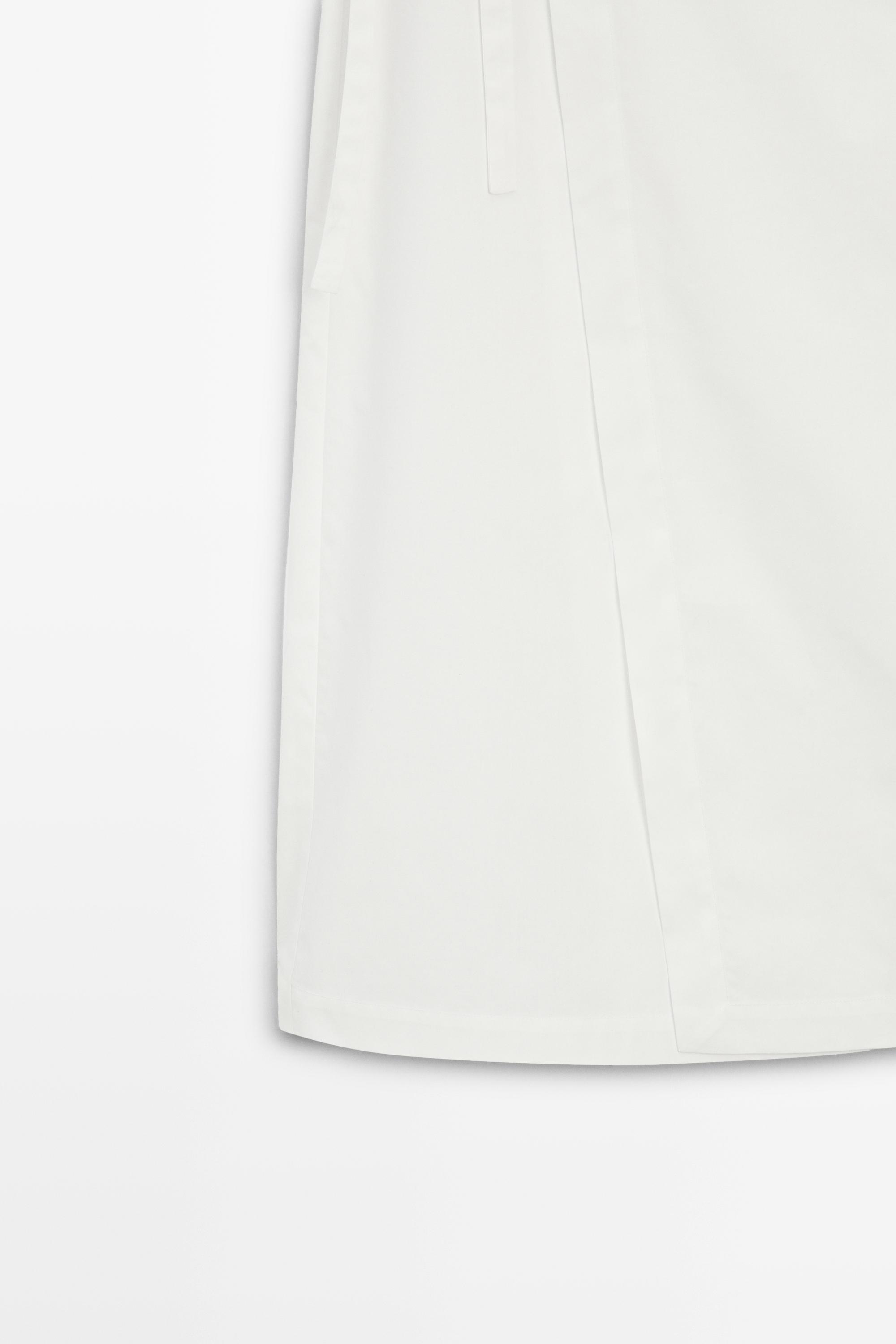 Wrap midi skirt - STUDIO — CREAM