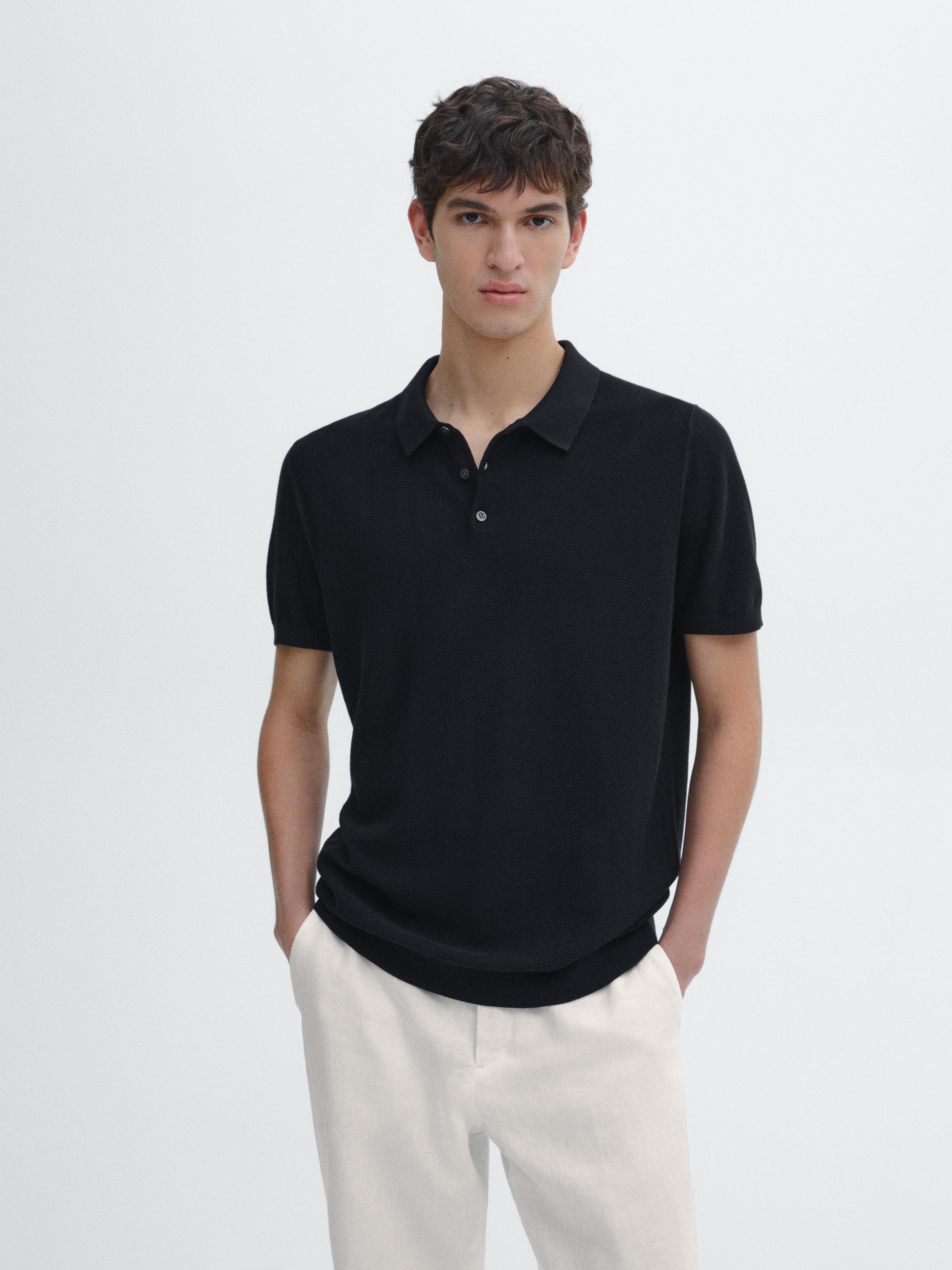 Jersey punto polo espiga algodón