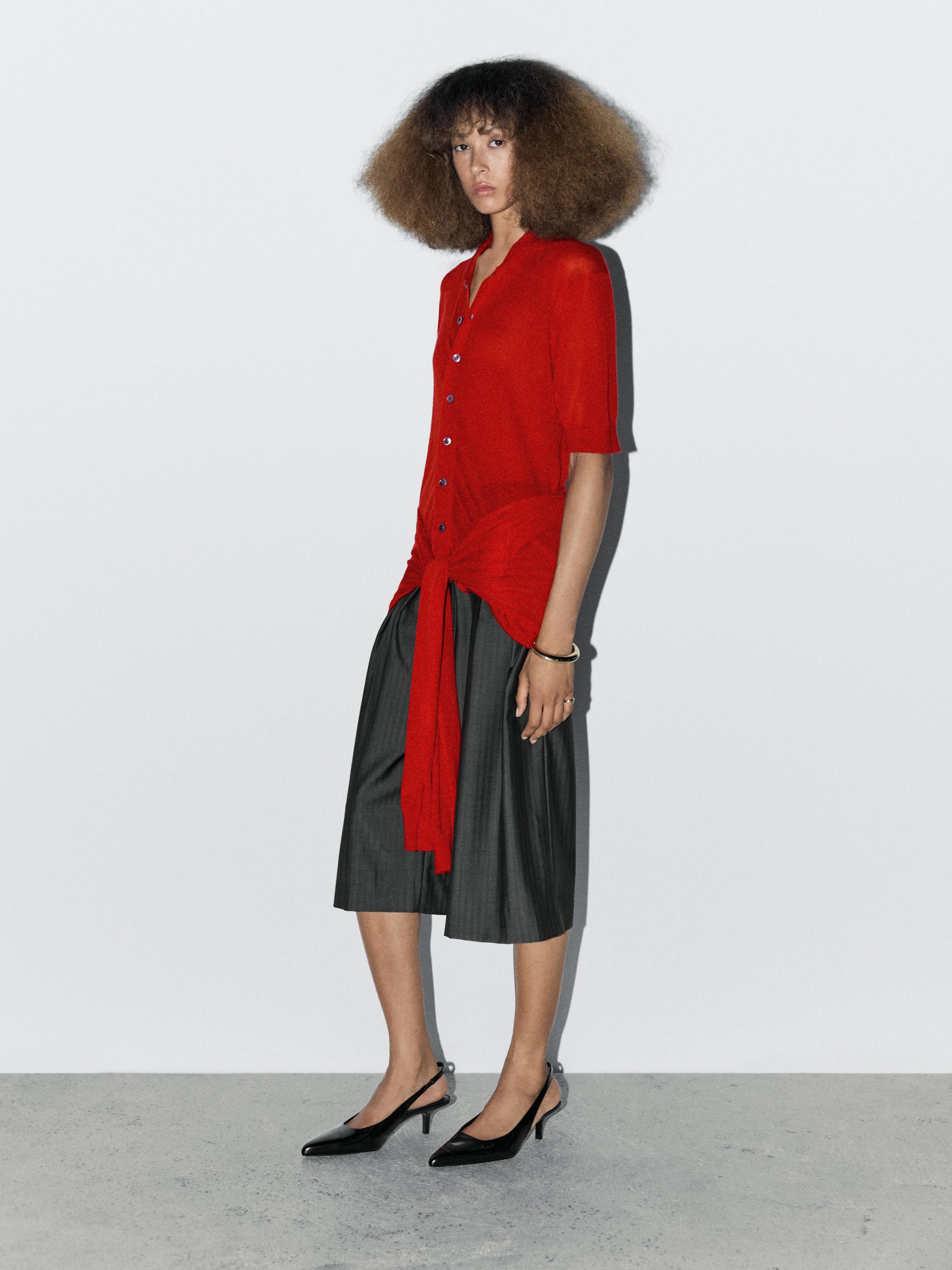 100% wool multi-way knit cardigan - STUDIO