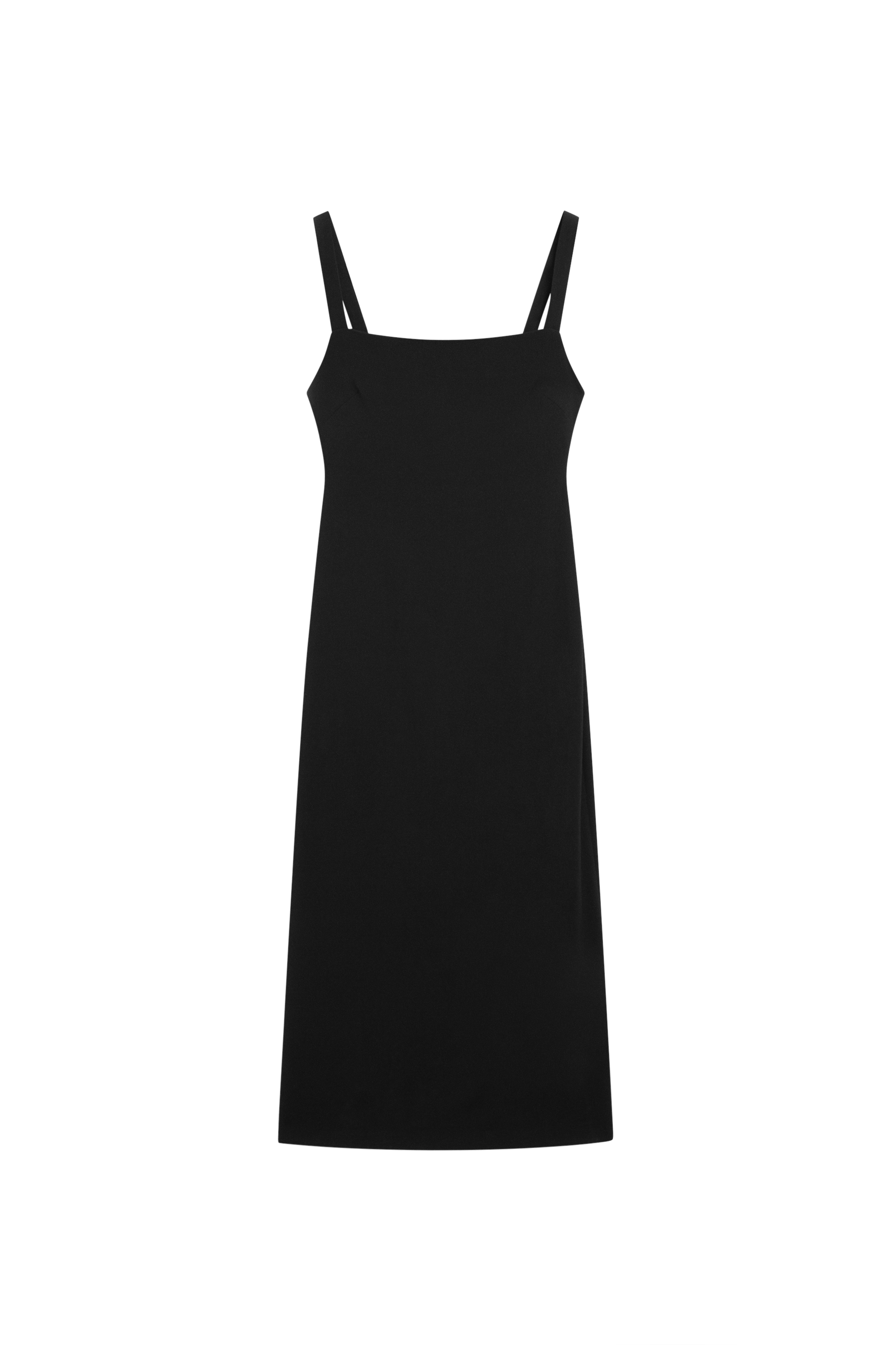 Massimo Dutti Askılı midi elbise görsel 6