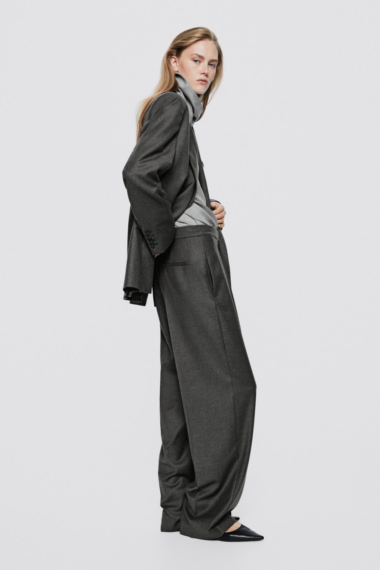 Flannel suit pants - LIMITED EDITION — DARK GREY
