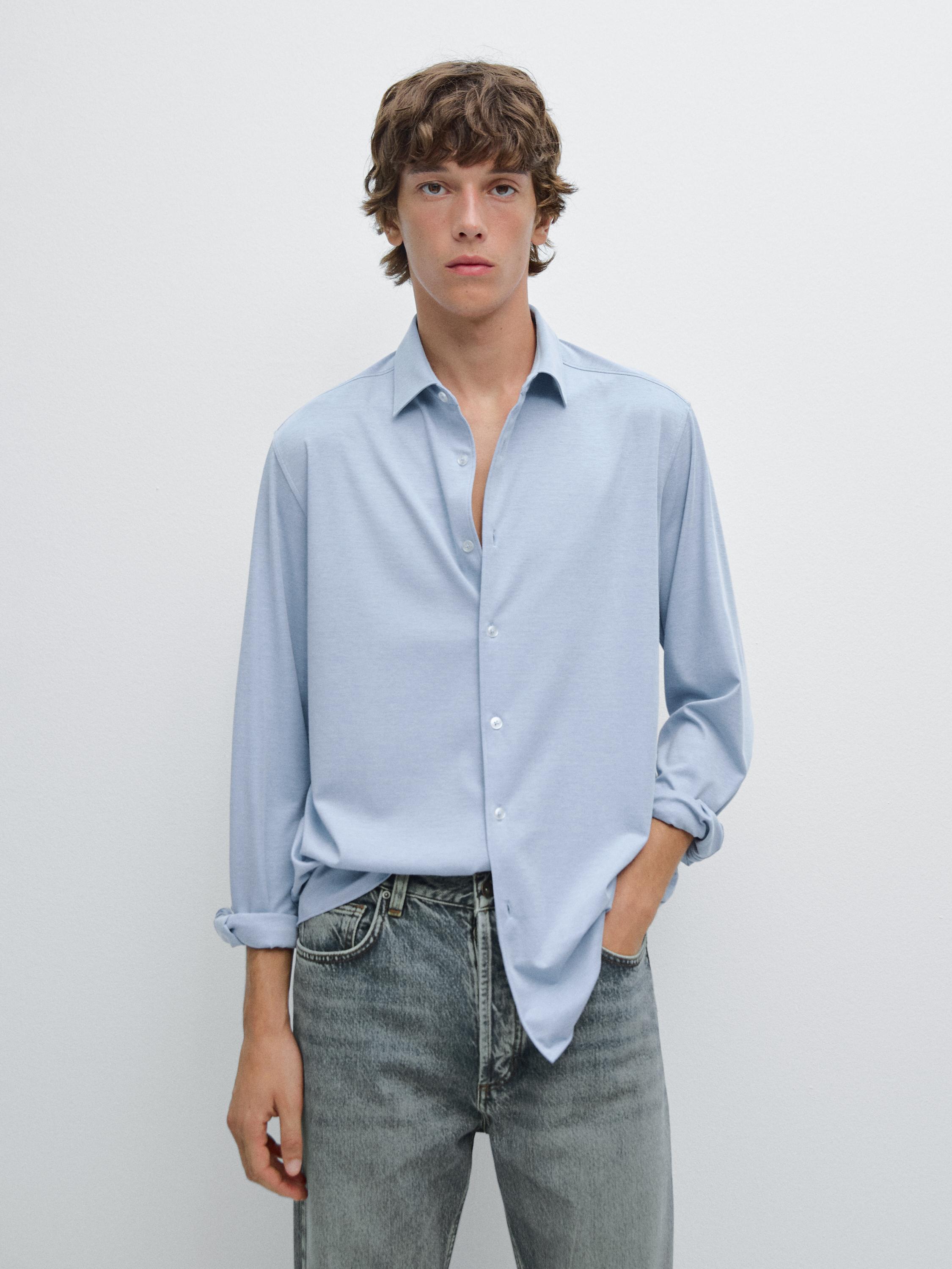 Camisa strech slim fit