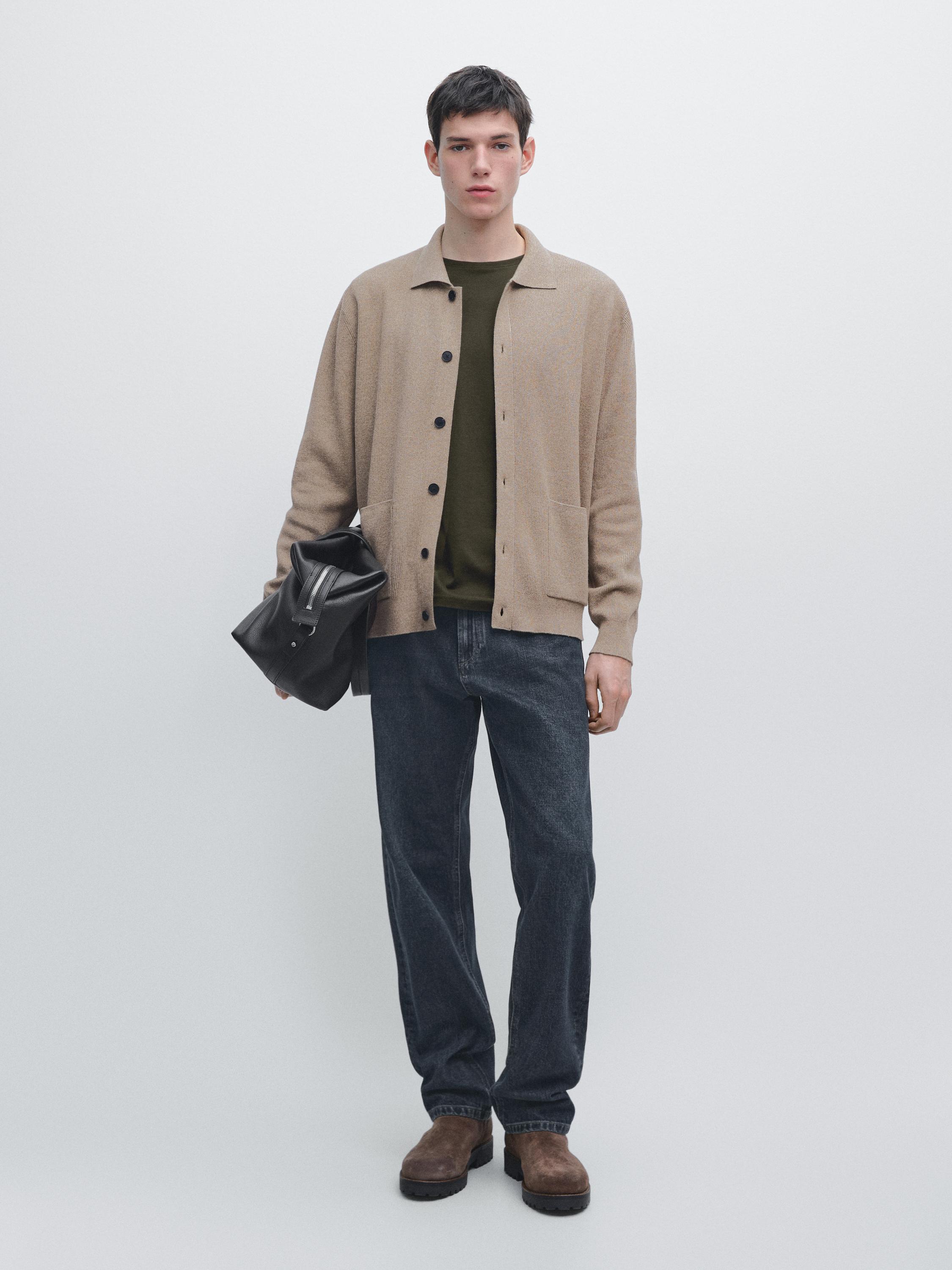 Càrdigan punt 100% cotó