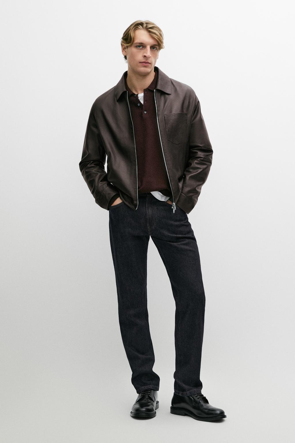 Massimo Dutti Cibli Nappa dəri gödəkçə