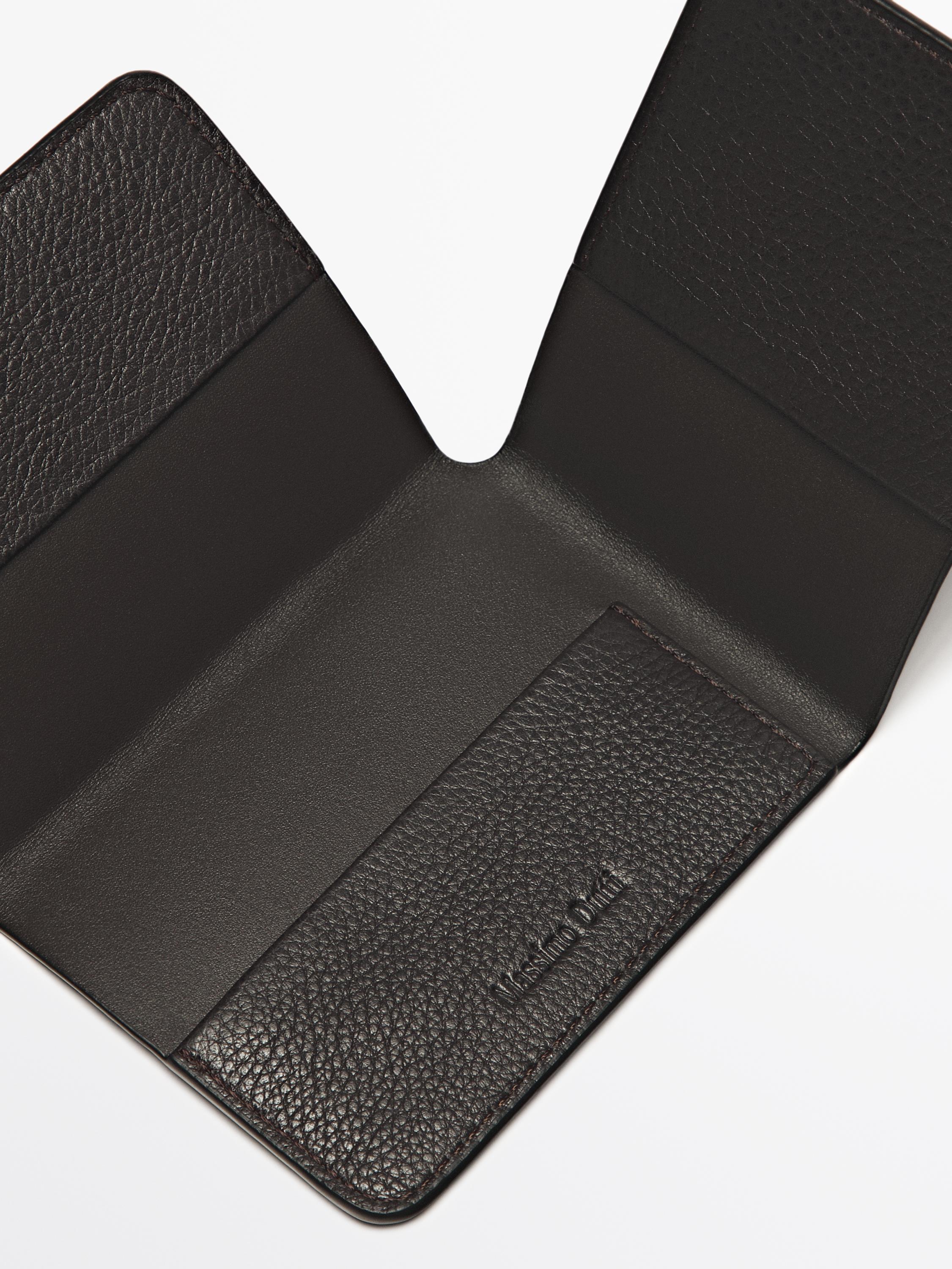 Nappa leather card holder