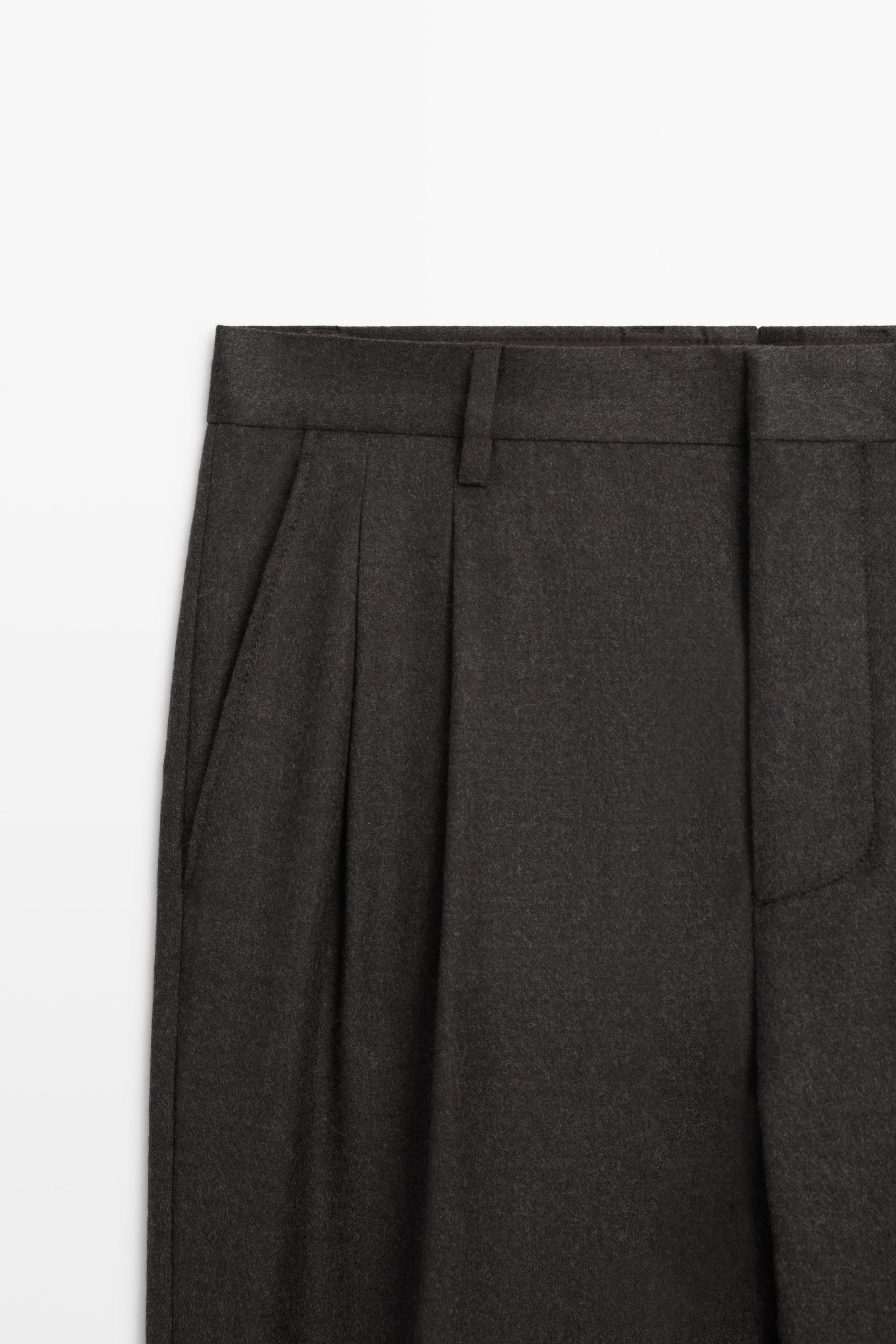 100% wool suit pants